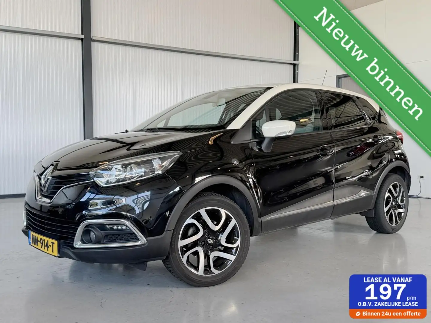 Renault Captur 1.2 TCe Dynamique Automaat|ECC|Navi|Camera|Trekhaa Schwarz - 1