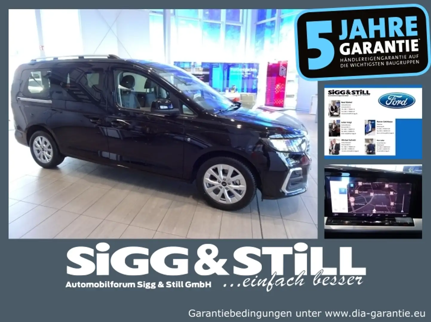 Ford Grand Tourneo Connect Titanium 1.5 iACC*SHZ*LED Чорний - 1