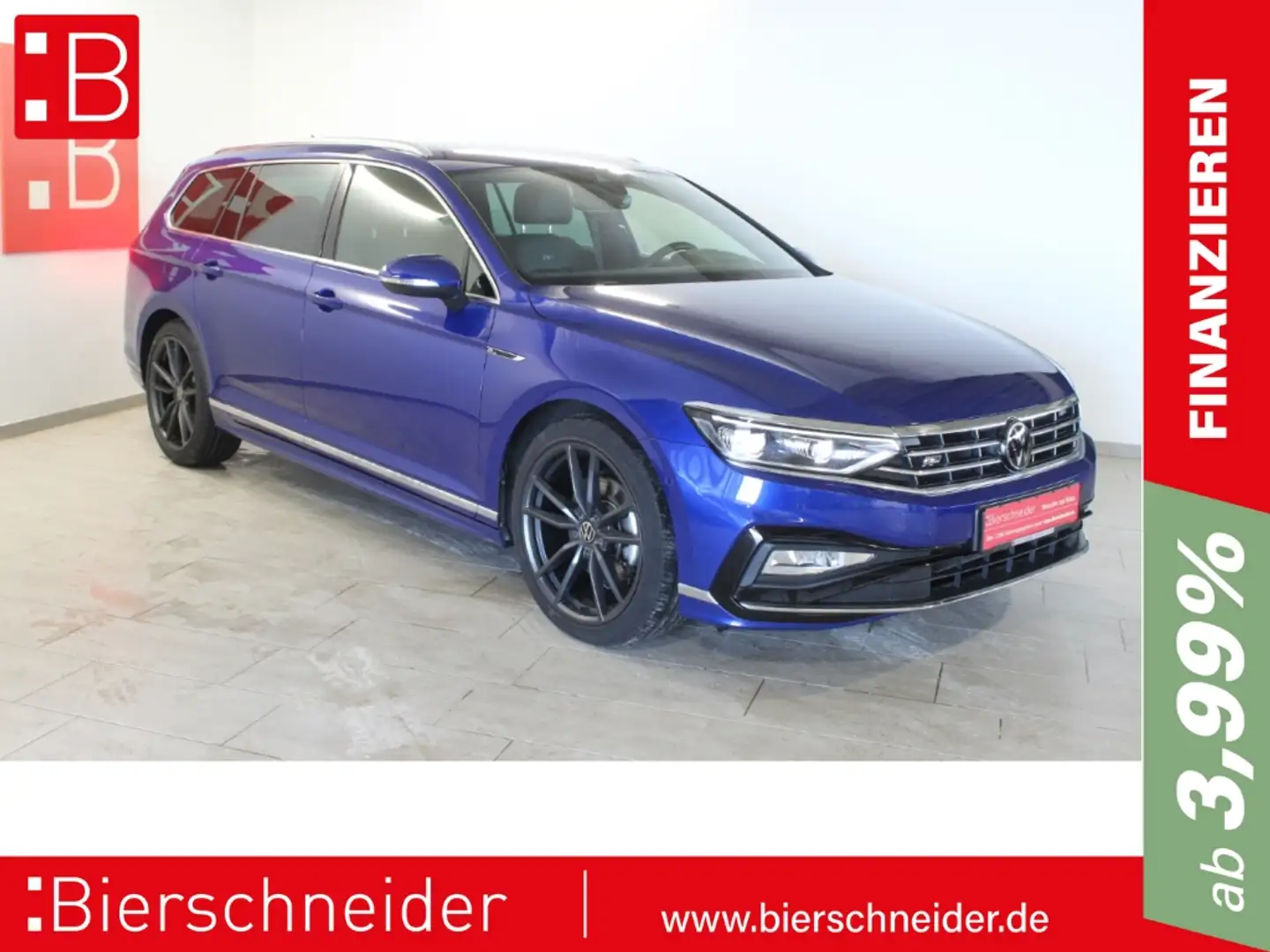 Volkswagen Passat Variant 2.0 TDI DSG 2x R-Line 19 AHK STAND 5J.-GARANTIE Blau - 1