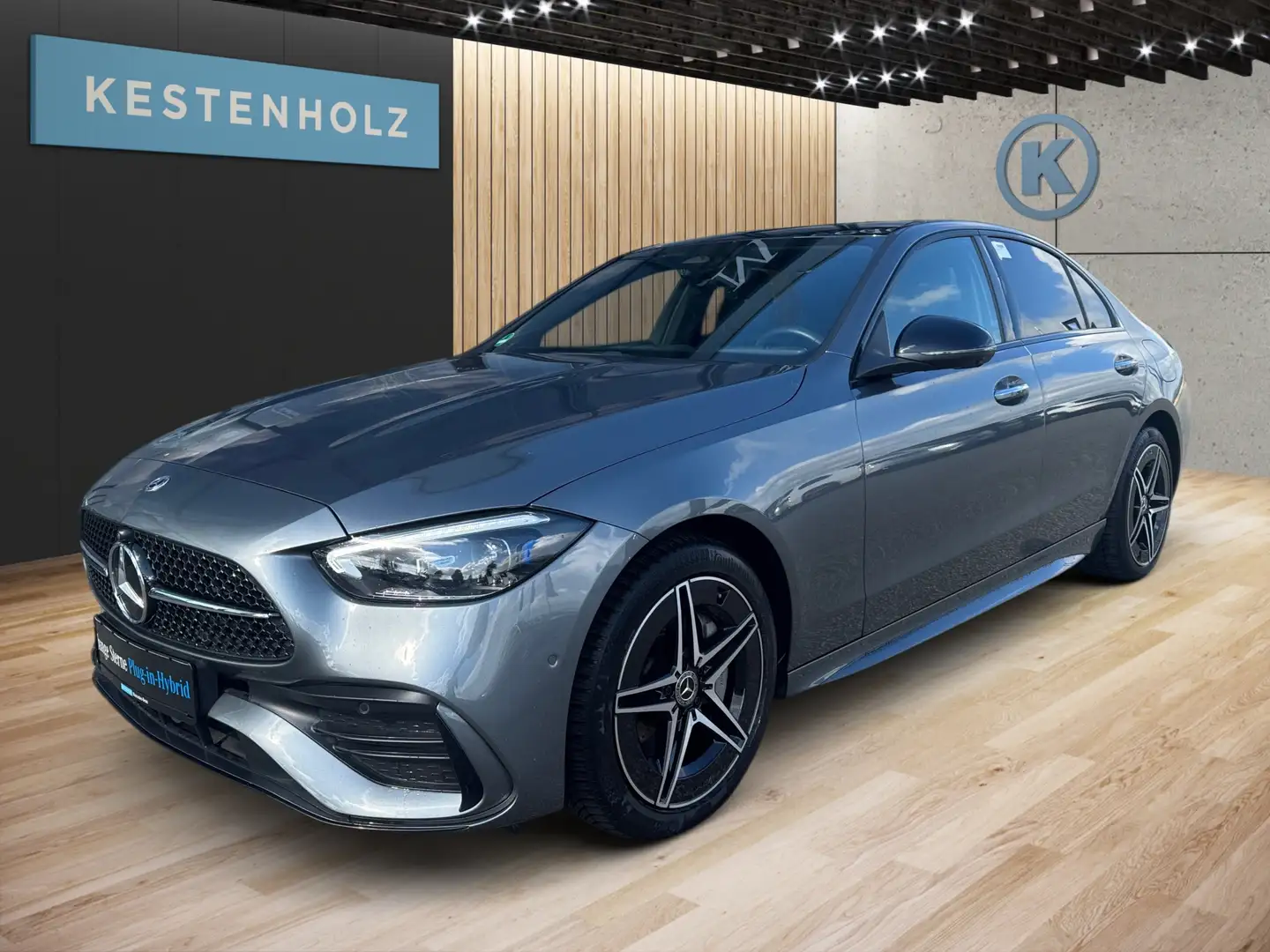 Mercedes-Benz C 300 C 300 de *AMG*NIGHT*AHK*MEMO*360°*STHZ*MBUX* Gris - 1
