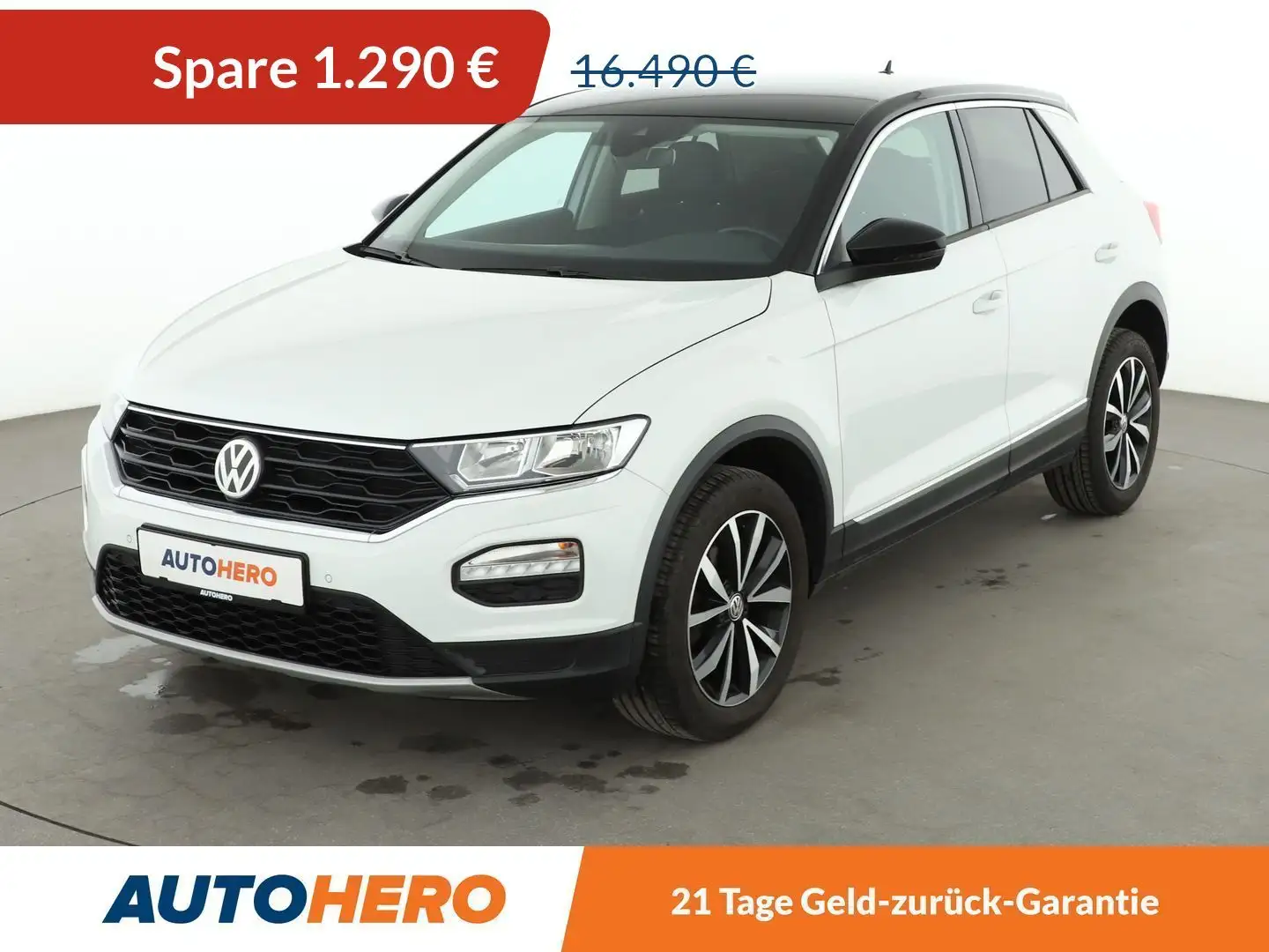 Volkswagen T-Roc 1.0 TSI Style *PDC*SHZ*KLIMA*GARANTIE* Weiß - 1