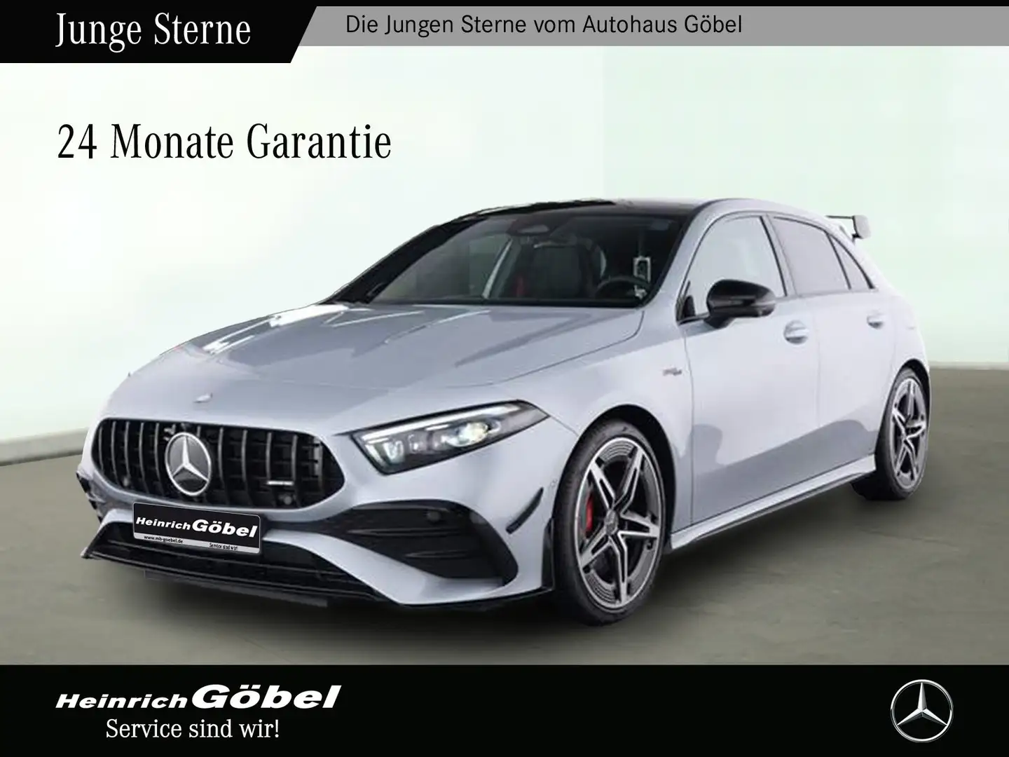Mercedes-Benz A 35 AMG A 35 4M PERFORMANCE-SITZE+AERODYNAMIK.P+NIGHT-II Silver - 1