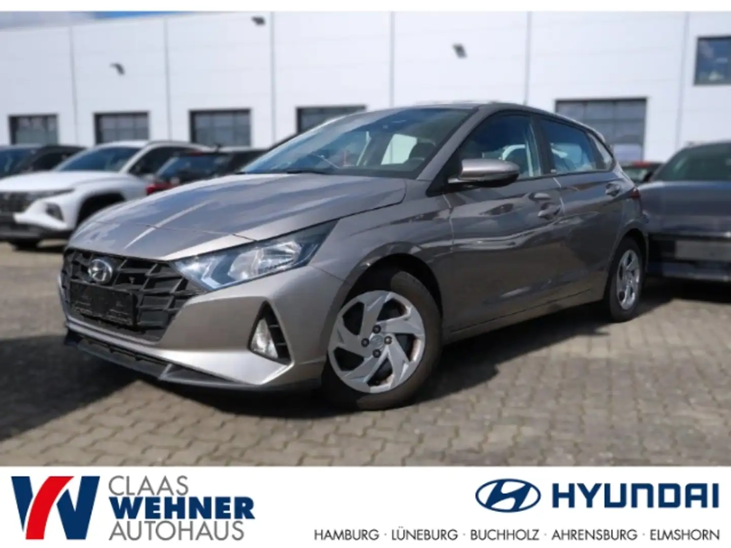 Hyundai i20 Select 1.2 84PS Spurh.-Assist. Klima Tempomat Grau - 1