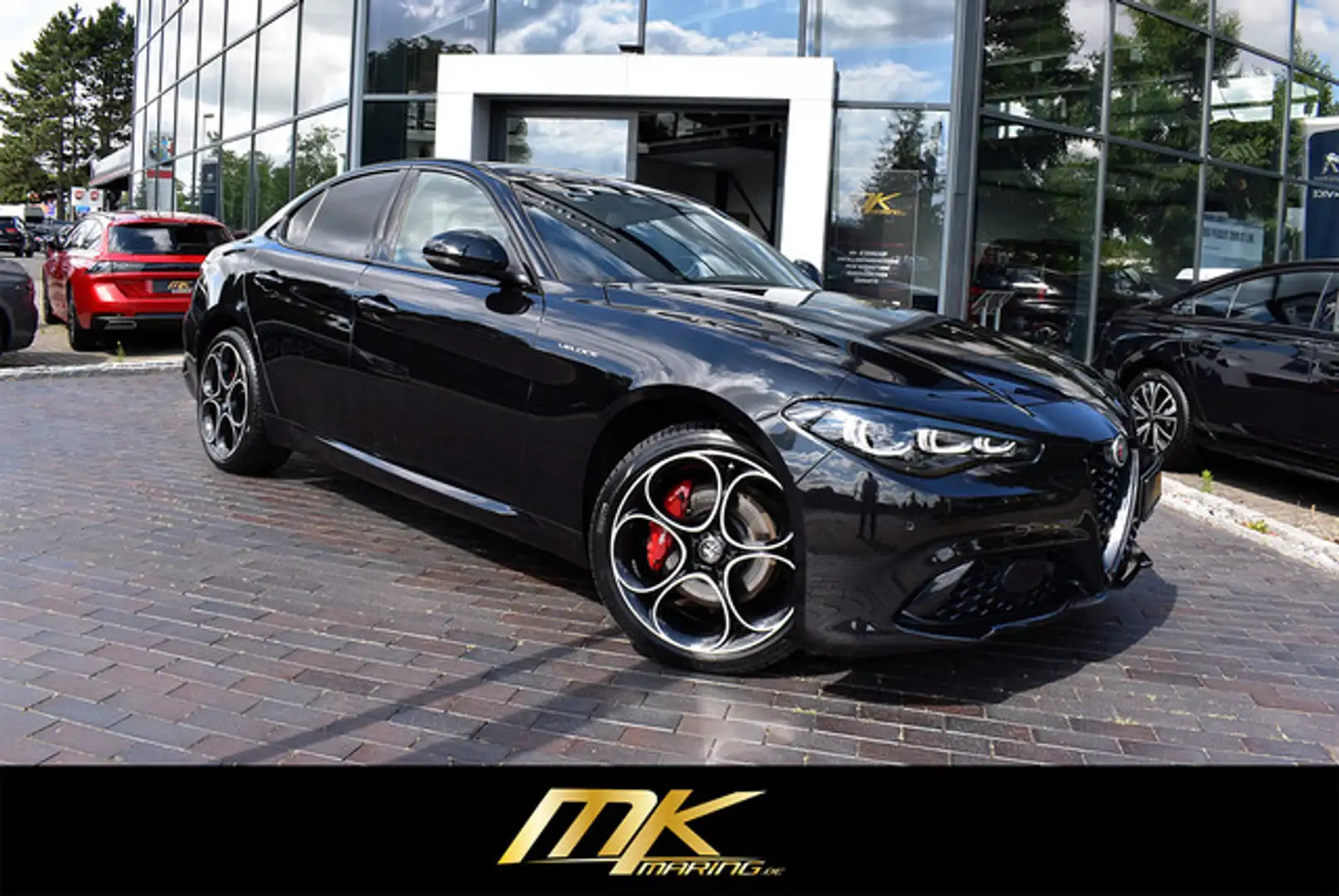 Alfa Romeo Giulia VELOCE Q4*MATRIX*ACC*BLACK-LINE*WENIG KM* Nero - 1