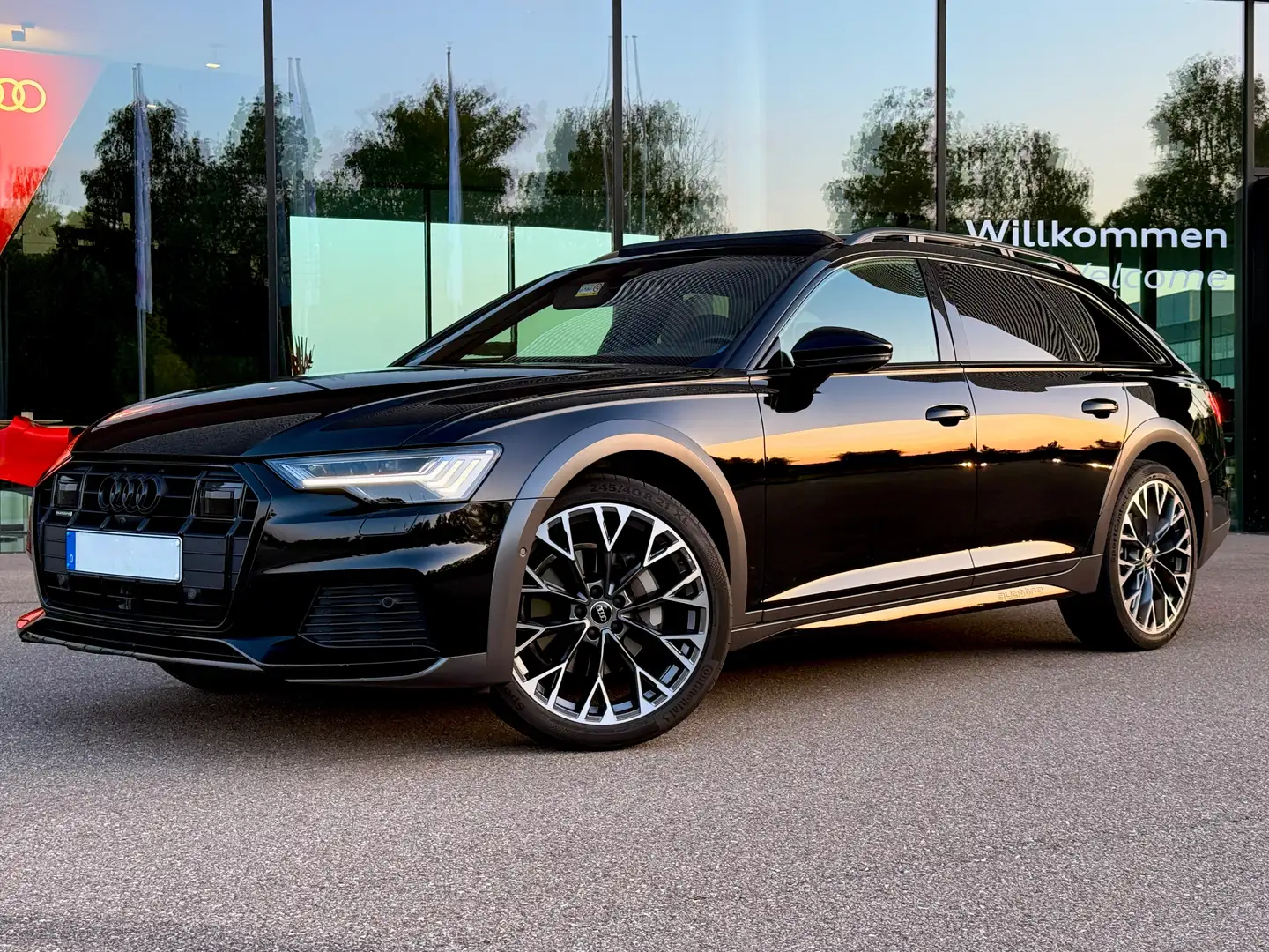 Audi A6 allroad quattro HuD PANO AHK B&O GARANTIE WINTERR. Negru - 1