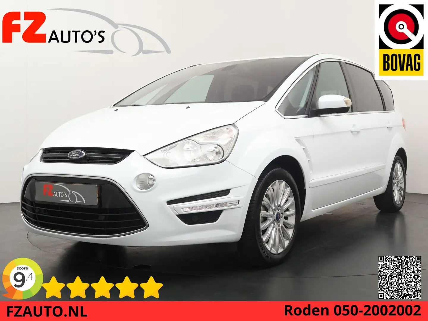 Ford S-Max 1.6 160pk EcoBoost Titanium 7p. - Navigatie - Clim Wit - 1