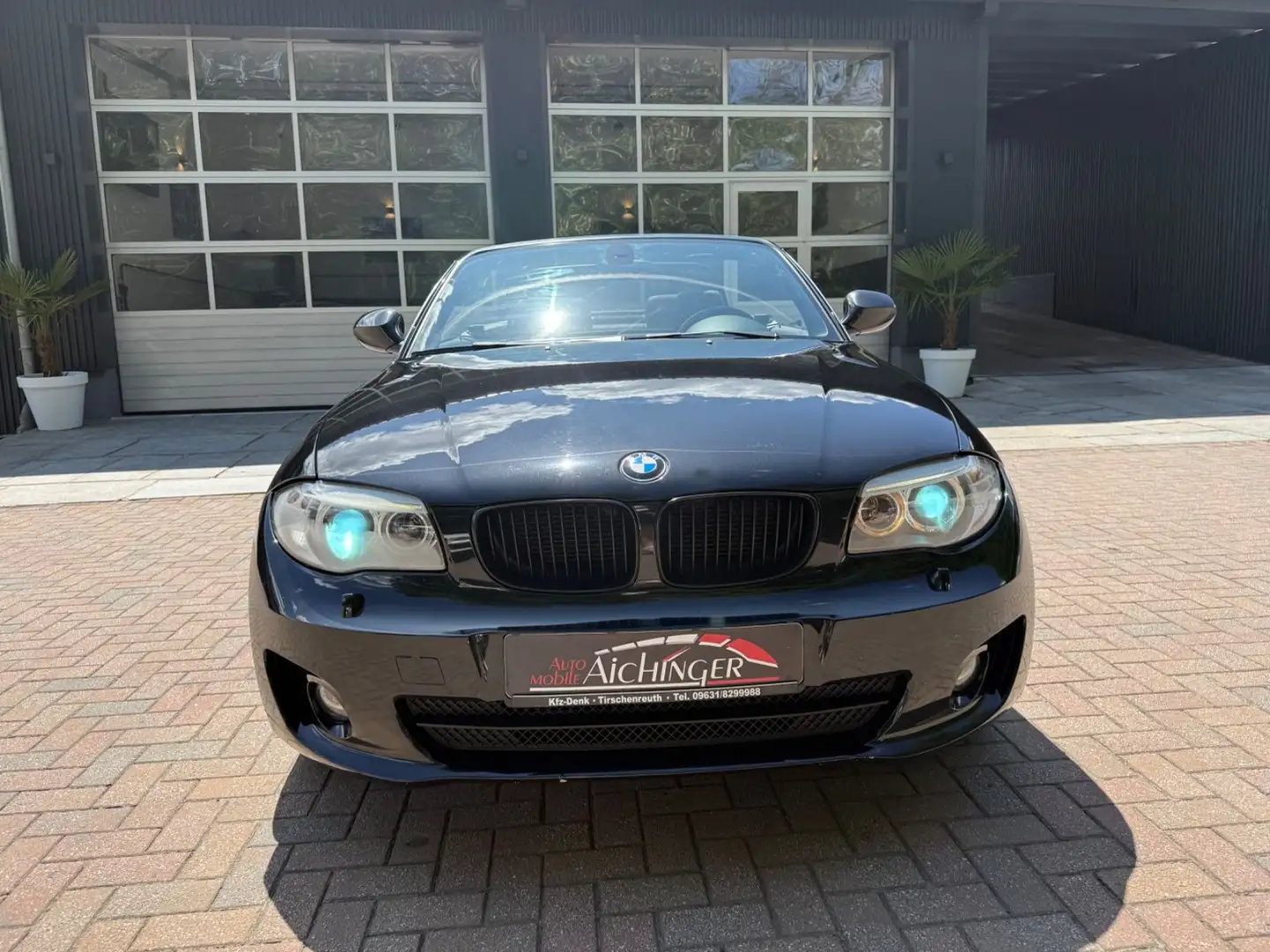 BMW 120 d Cabrio Bi-Xenon ZV Leder Euro 5 Siyah - 2