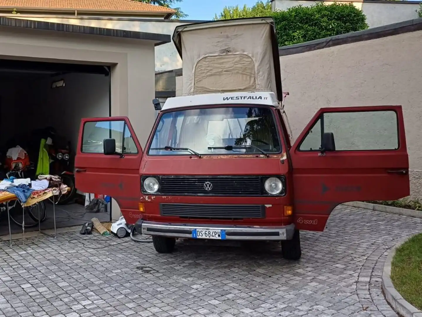 Volkswagen T3 California Westfalia Joker Syncro 15" Červená - 1