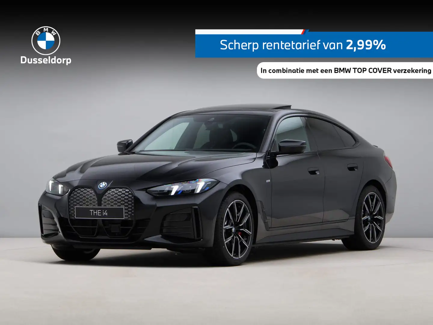 BMW i4 eDrive40 M Sport Pro Zwart - 1