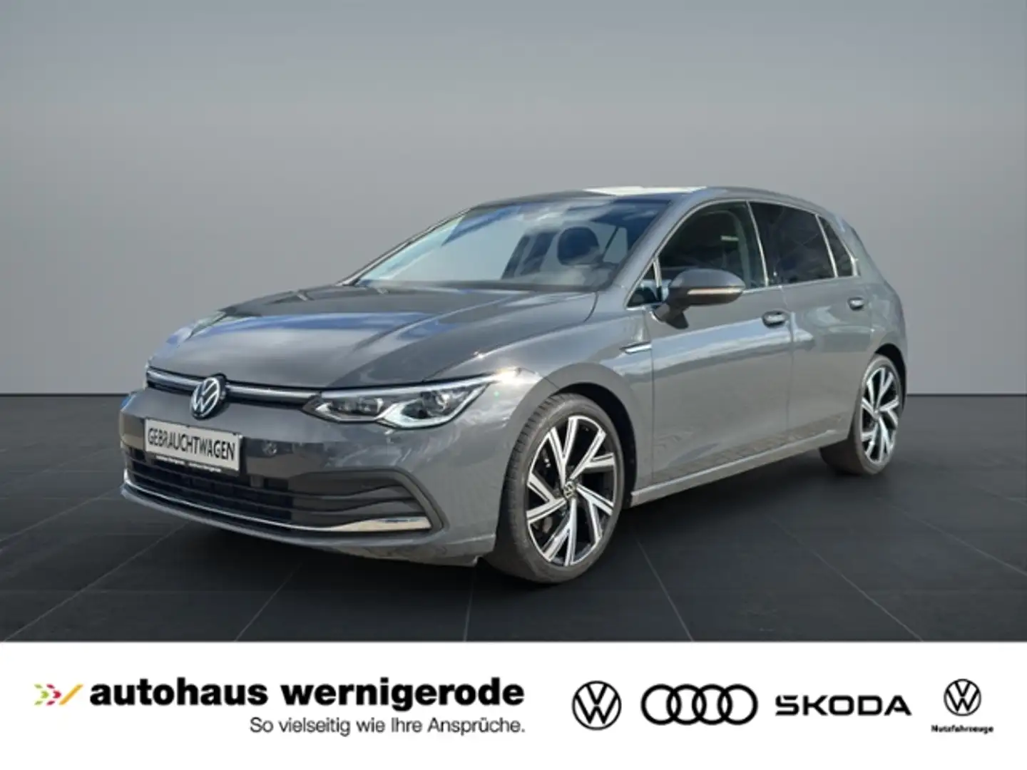 Volkswagen Golf VIII 2.0 TSI Style LED+/AHK/Navi/ACC/Kamera Grau - 1