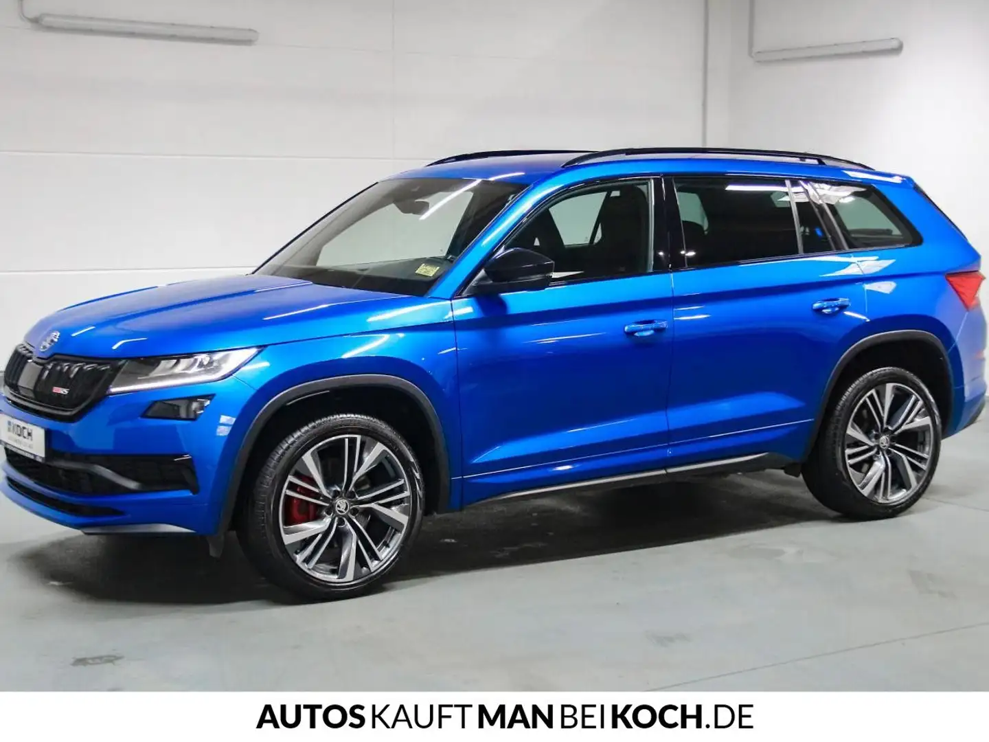 Skoda Kodiaq RS 2.0 TDI DSG 4X4 STHZG AHK SHZ KAM 20 LED Bleu - 2