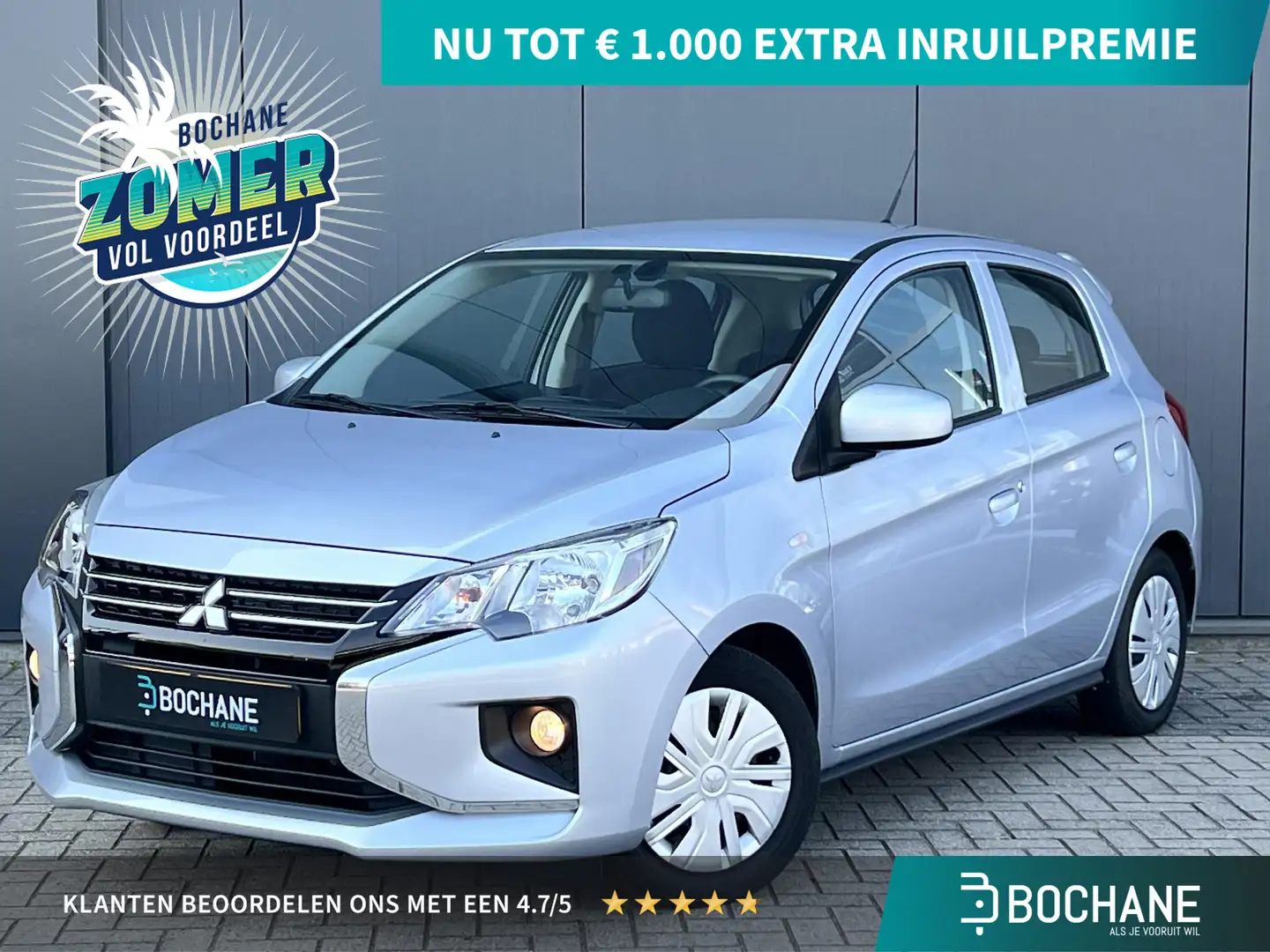 Mitsubishi Space Star 1.2 Connect+ | Apple Carplay & Android Auto naviga Grijs - 1