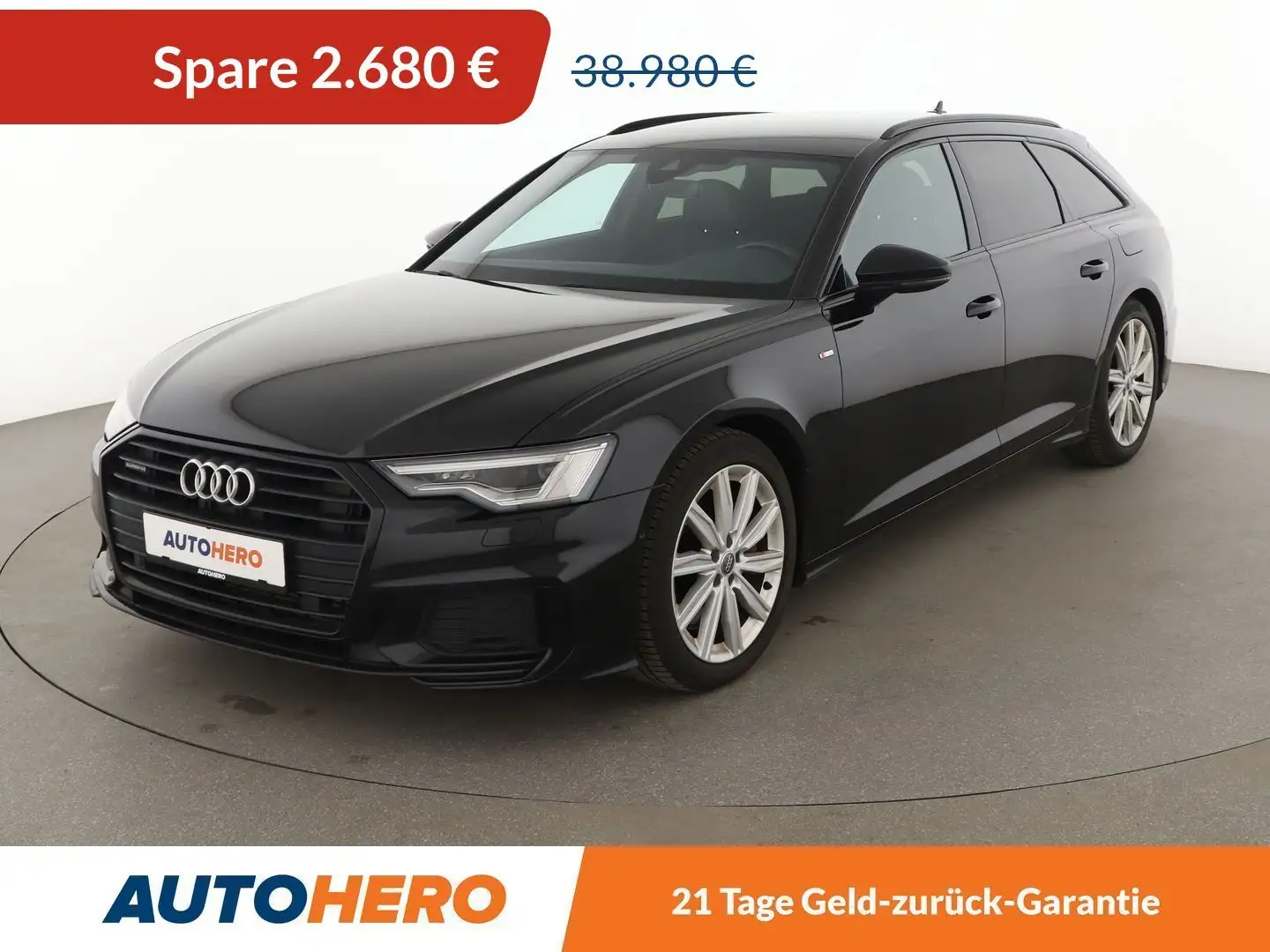 Audi A6 55 TFSIe quattro sport Aut.*S-LINE*NAVI*LED* Schwarz - 1