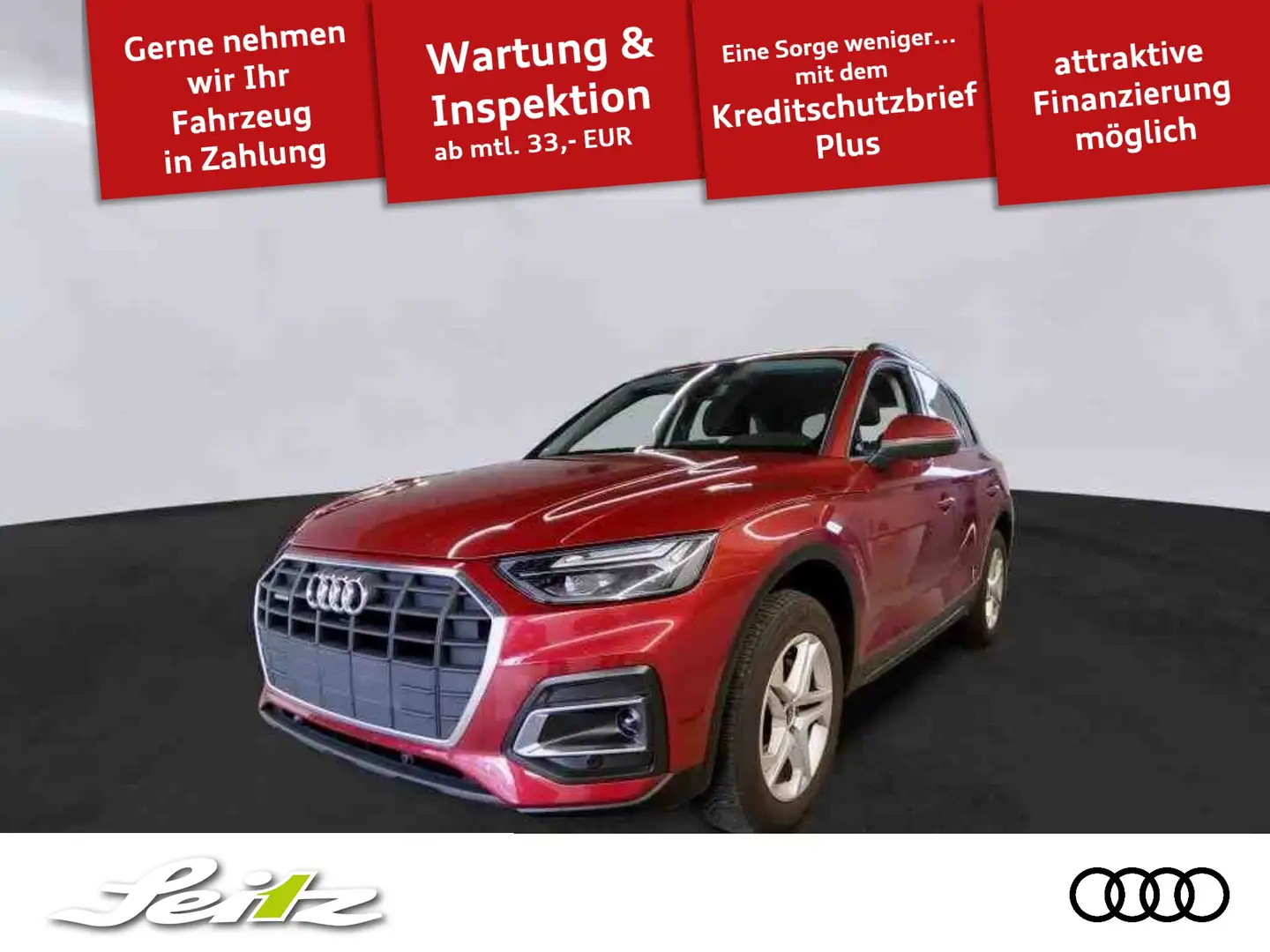 Audi Q5 40 TDI quattro *AHK*KAMERA*NAVI*LED* Rot - 1