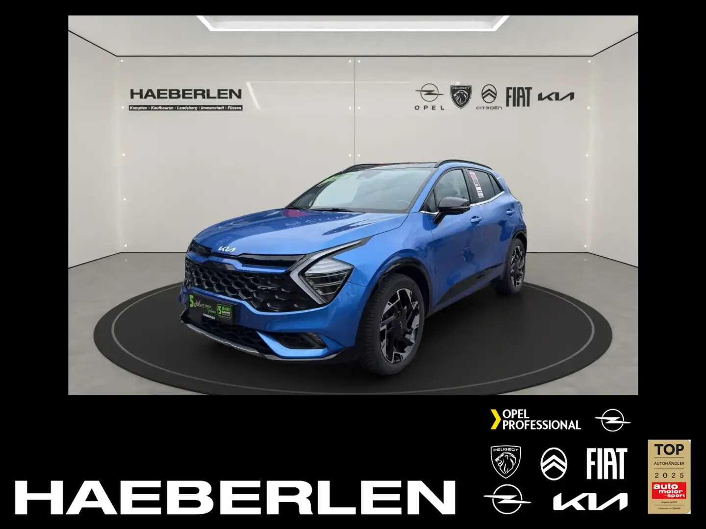Kia Sportage 1.6 GT 4x4 *ACC RemotePark Pano Leder* Blau - 1