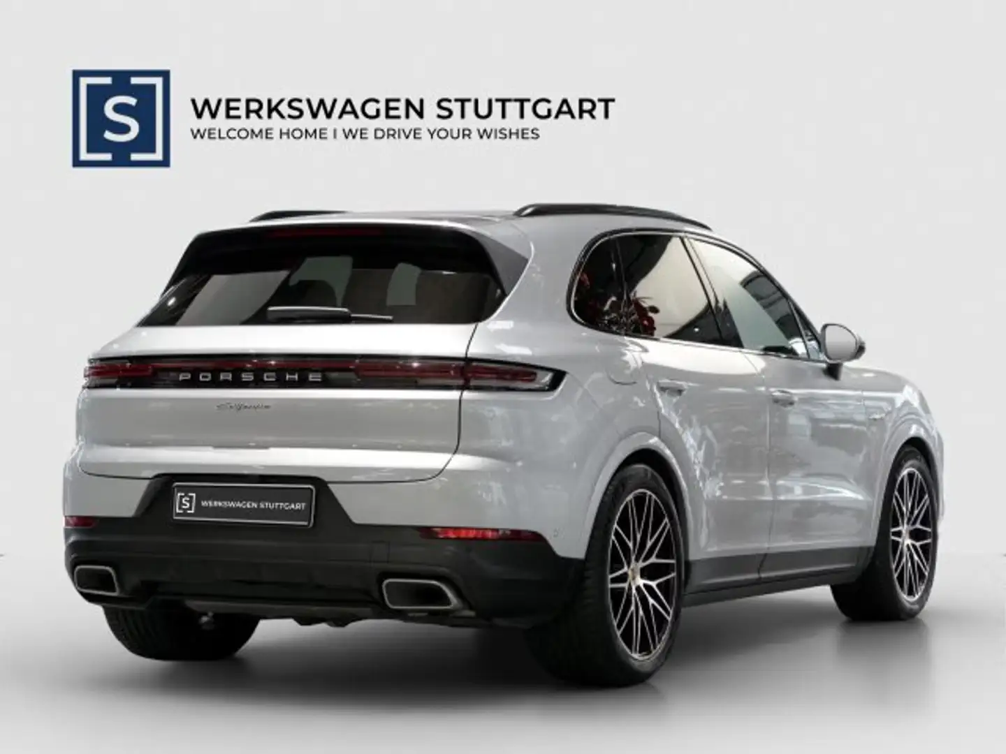 Porsche Cayenne Cayenne E-Hybrid HeadUp I Luft I Leder I AHK Silber - 2