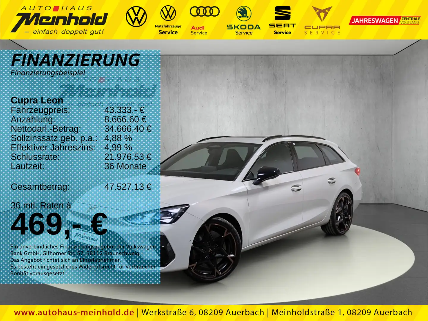 CUPRA Leon ST VZ 2.0 TSI DSG 4Drive,Dach,Matrix,Kamera Grau - 1