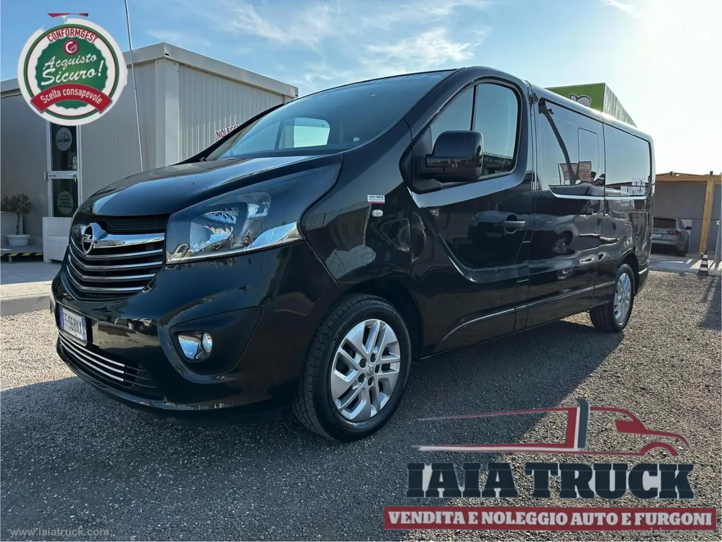 Opel Vivaro 9 POSTI 29 1.6 BiT.145 EcoF. PL-TN Navetta Noir - 1