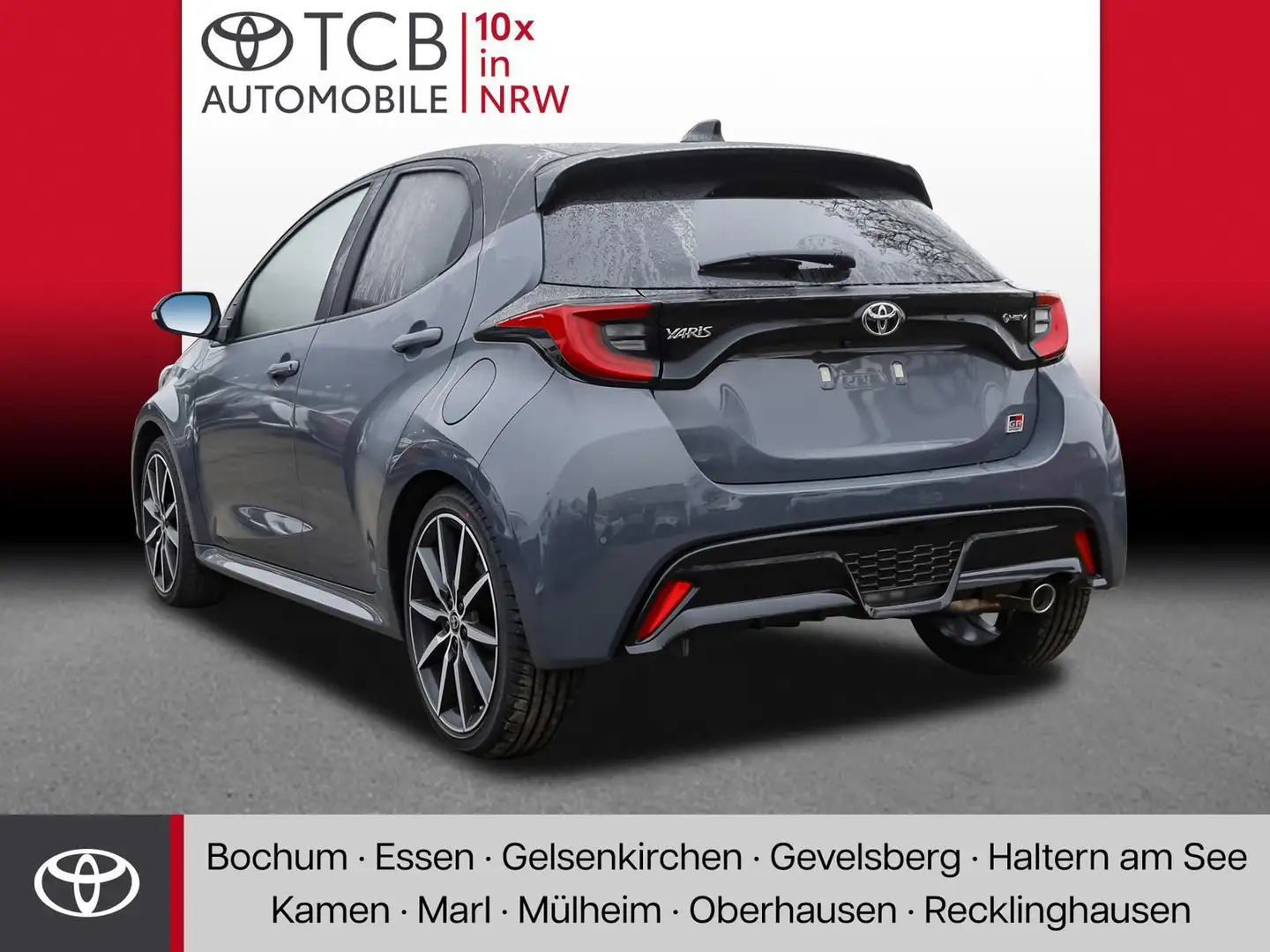 Toyota Yaris 1.5 HEV GR SPORT NAVI SHZ KAMERA ALU BT ANDROID APPLE TEMPO. Grijs - 2