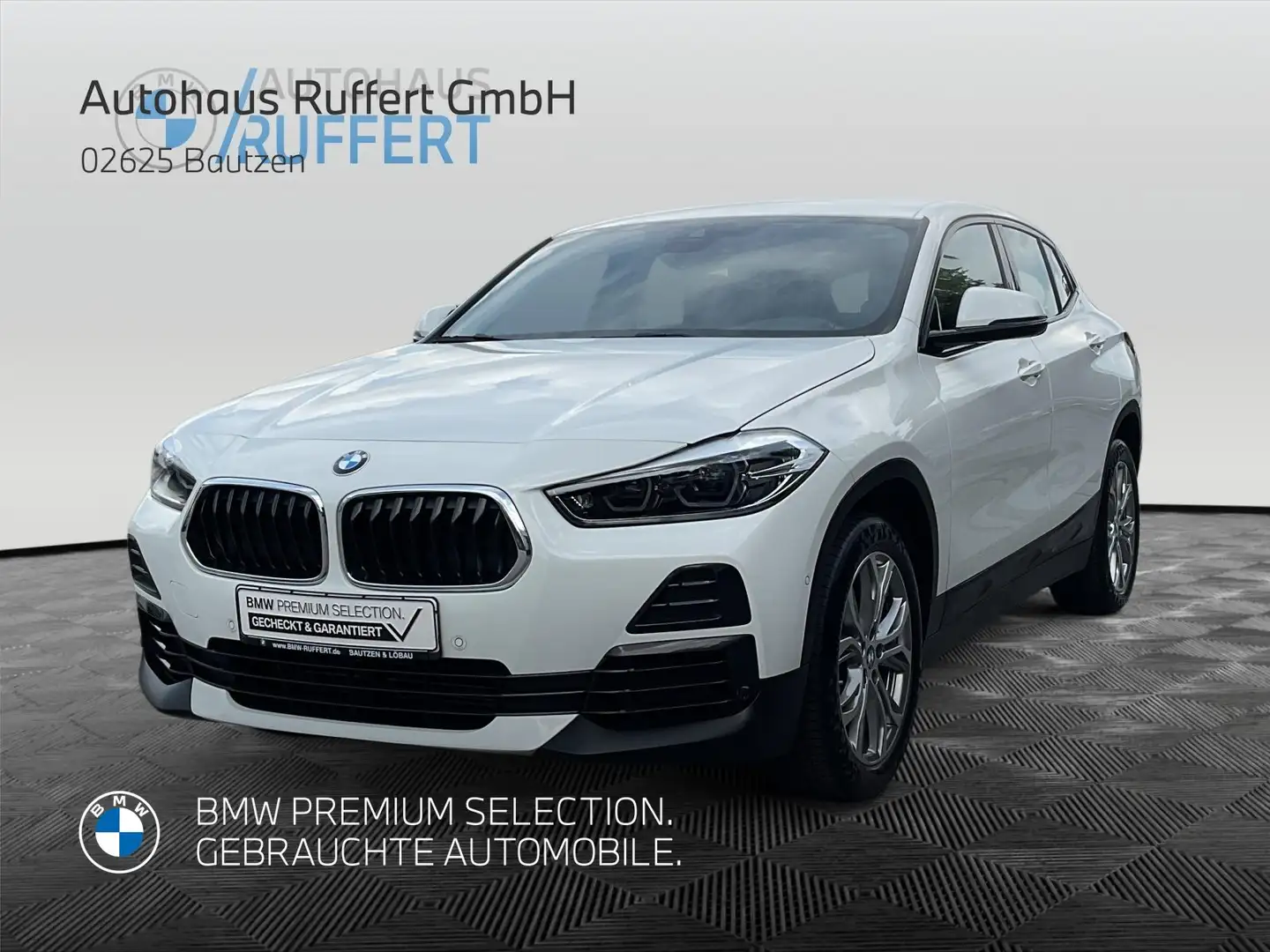 BMW X2 sDrive18i DAB LED RFK Navi Tempomat AHK Shz Blanc - 1