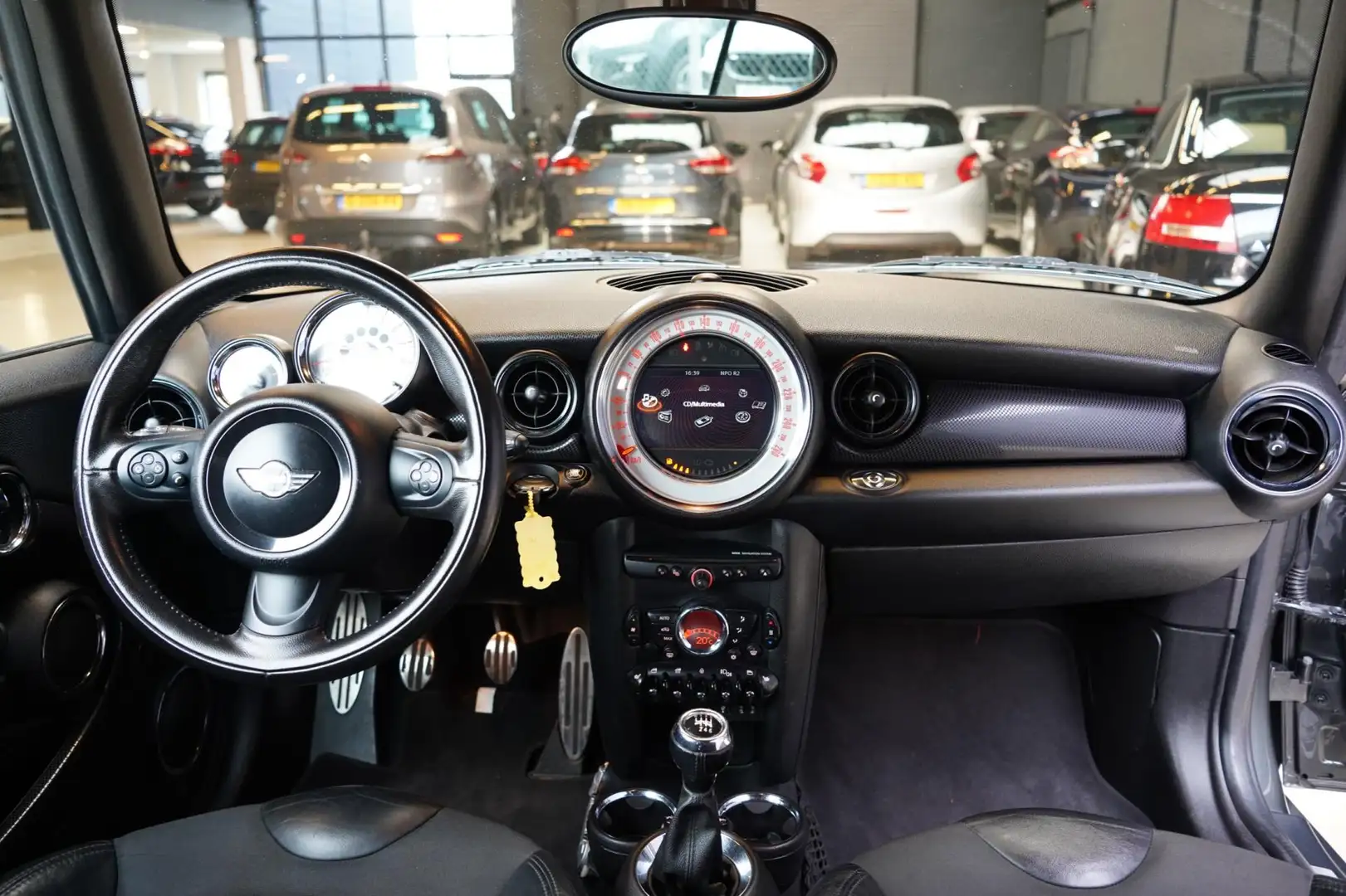 MINI Cooper S Cabrio Mini 1.6 Chili |CRUISE|AIRCO|XENON|ELEK.RAMEN|NAP| Gris - 2