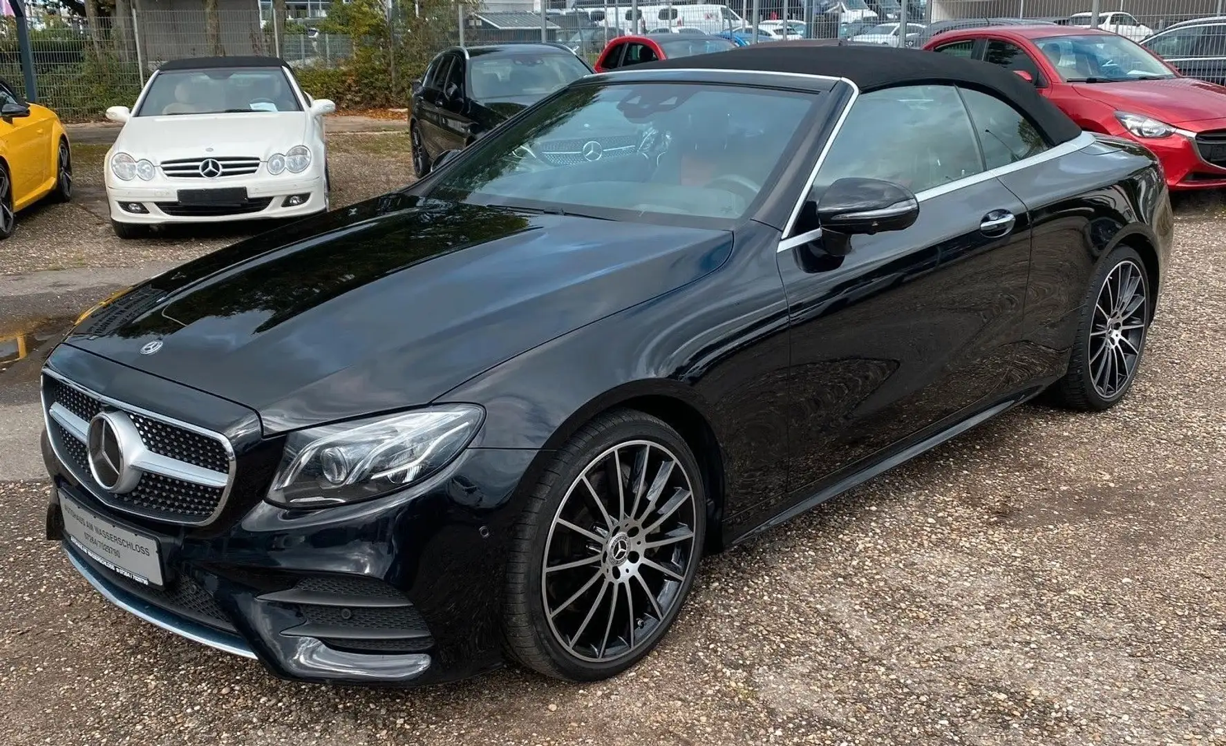 Mercedes-Benz E 400 Cabrio 4M AMG*ACC*COMAND*LEDER*LED*Head-up Noir - 1