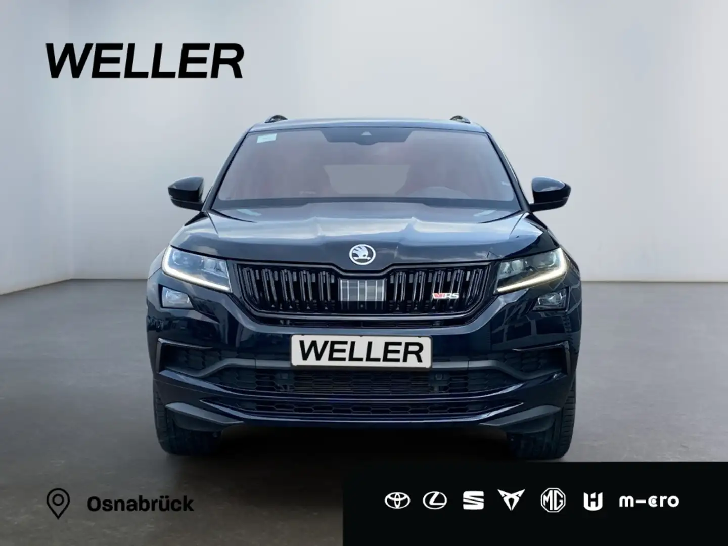 Skoda Kodiaq 2.0 Bi-TDI 4x4 RS *Canton*AHK*360*ACC*Standhz* Zwart - 2