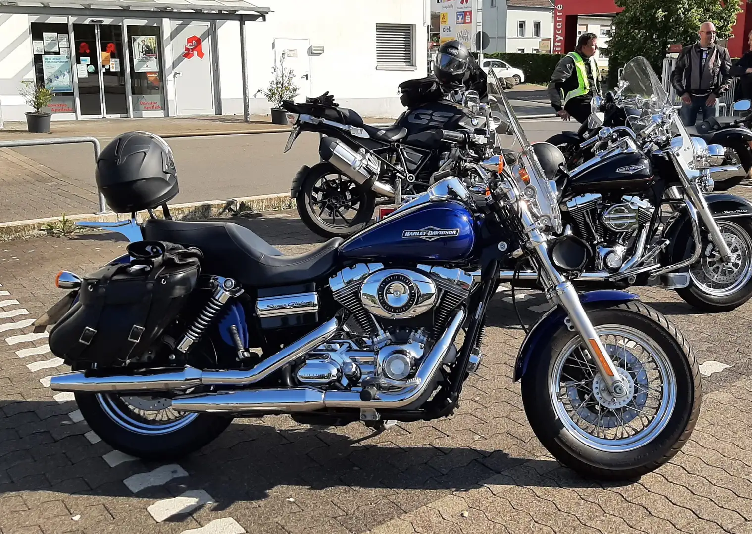 Harley-Davidson Dyna Super Glide Dyna Superglide Custom Blau - 2