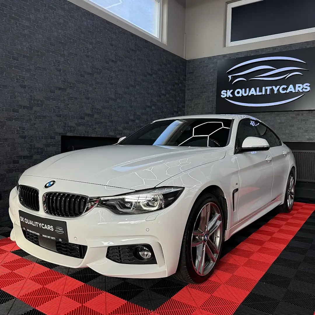 BMW 420 420d xDrive Gran Coupe M Sport Blanc - 1