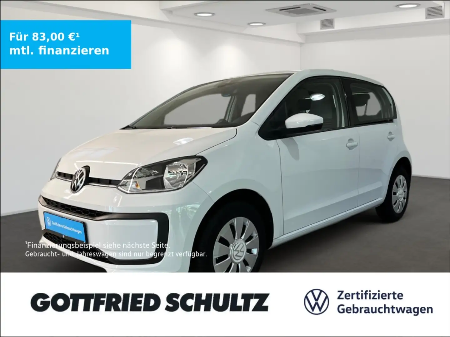 Volkswagen up! 1.0 Move Up! Kamera PDC Klima White - 1