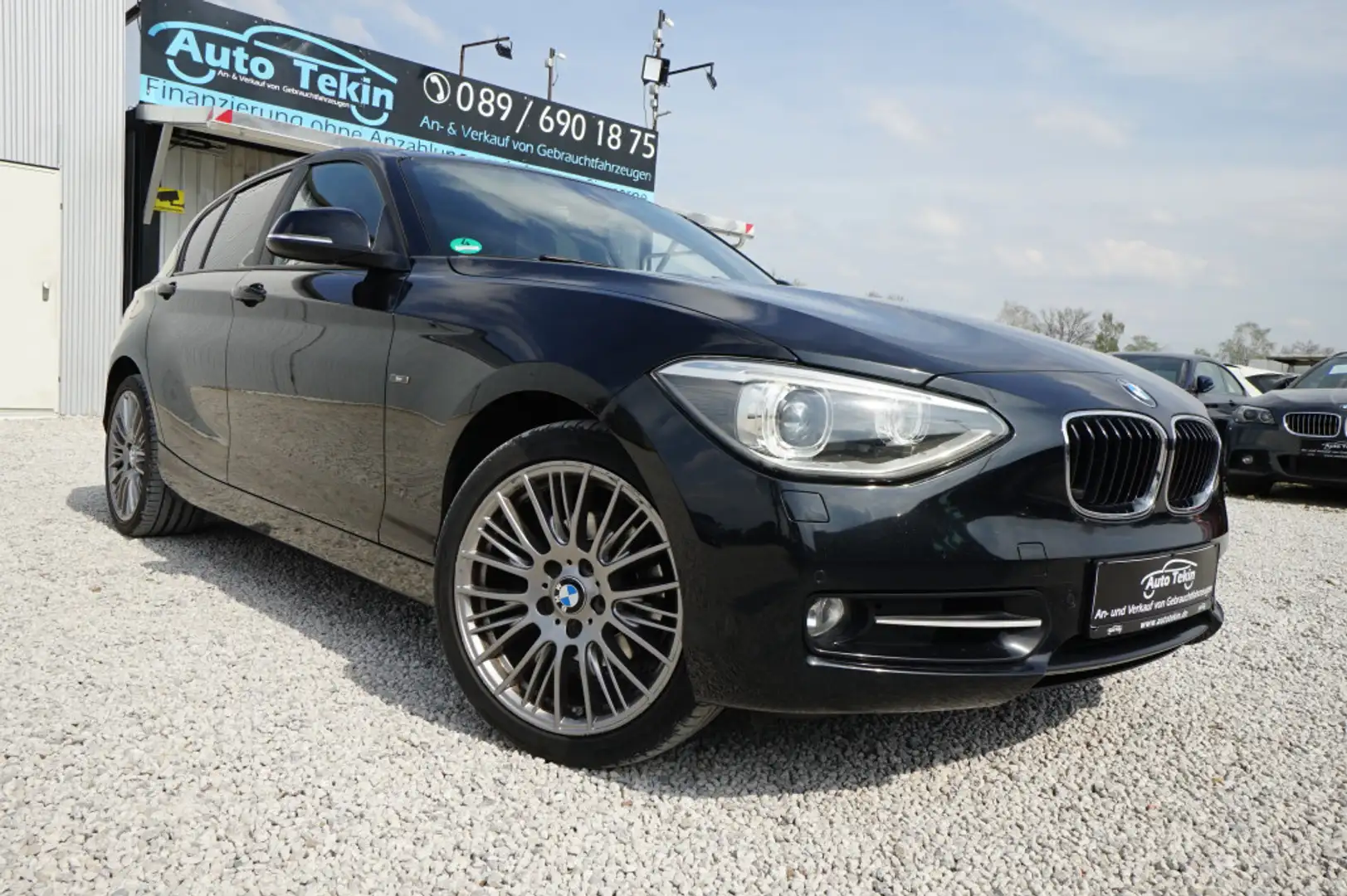 BMW 120 Sport Line Sport-Automatic |el.GSD| |Leder| Black - 1