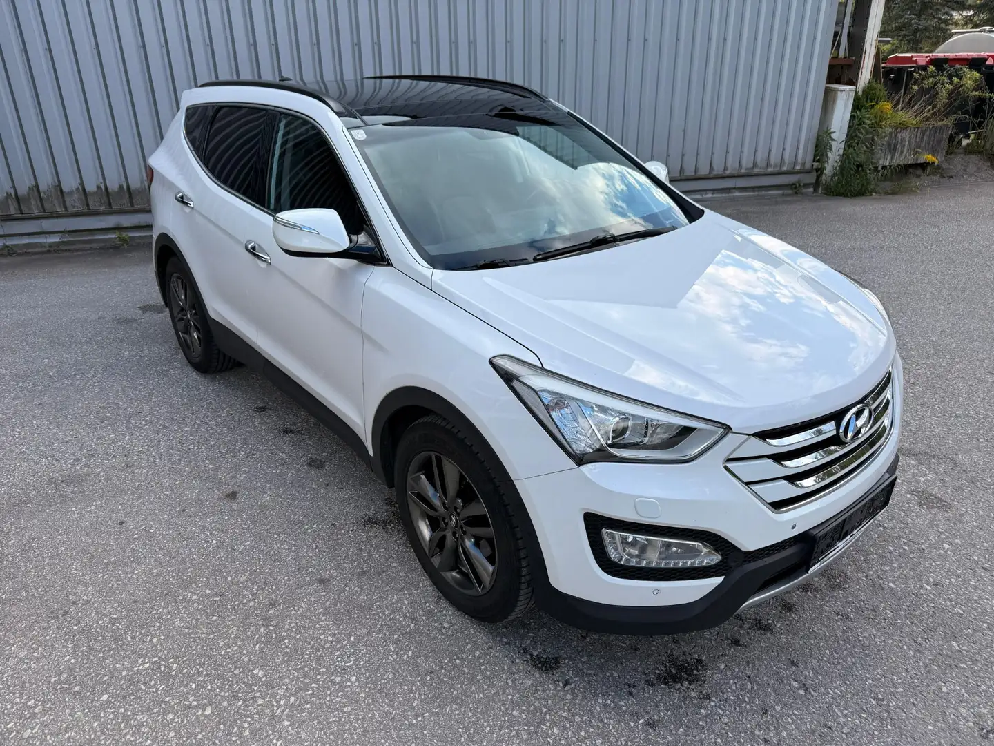 Hyundai SANTA FE Style 4WD 2,2 CRDi Blanc - 1
