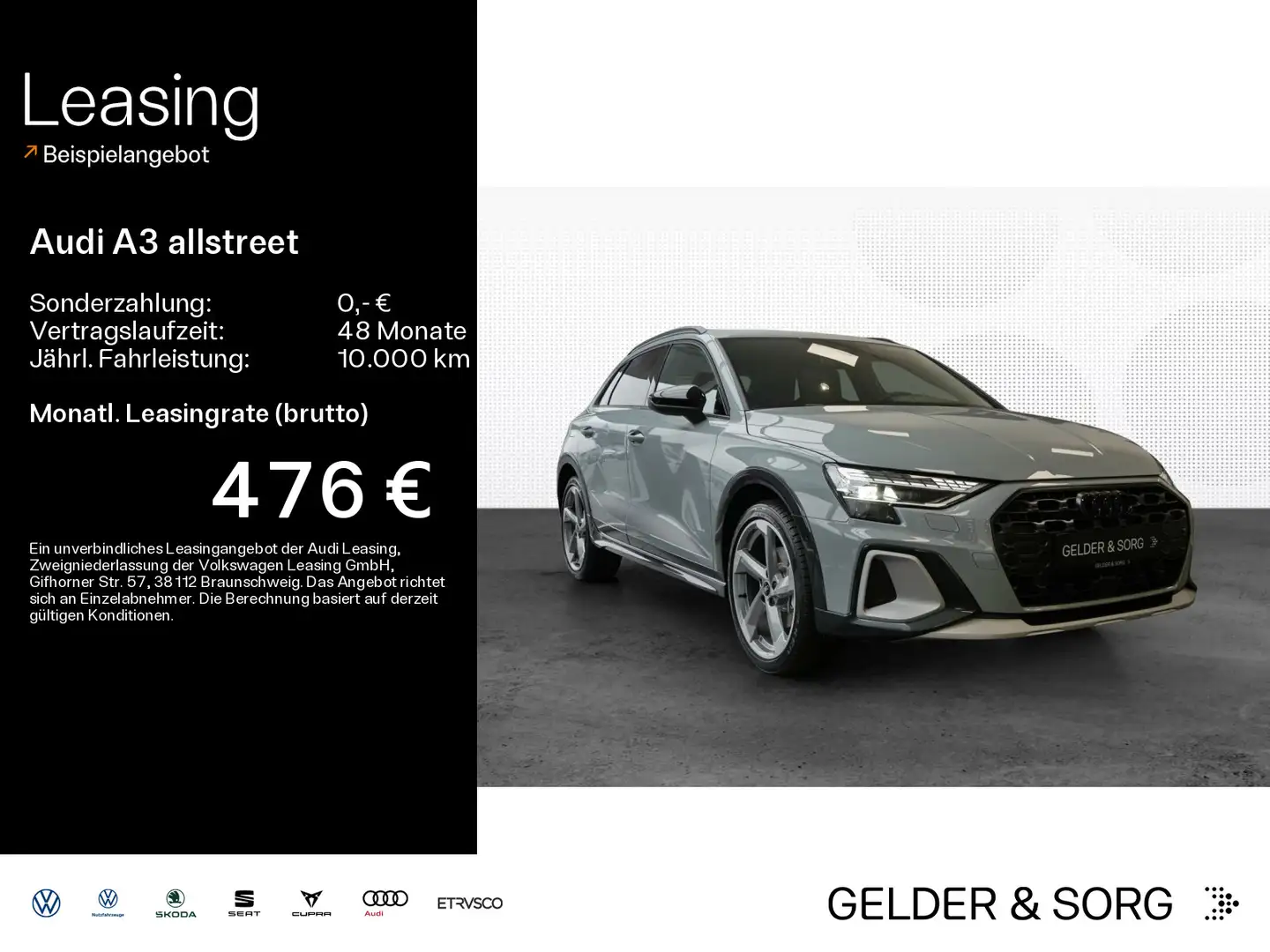 Audi A3 35 TFSI *Matrix*AHK*Business*RFK* Gris - 1