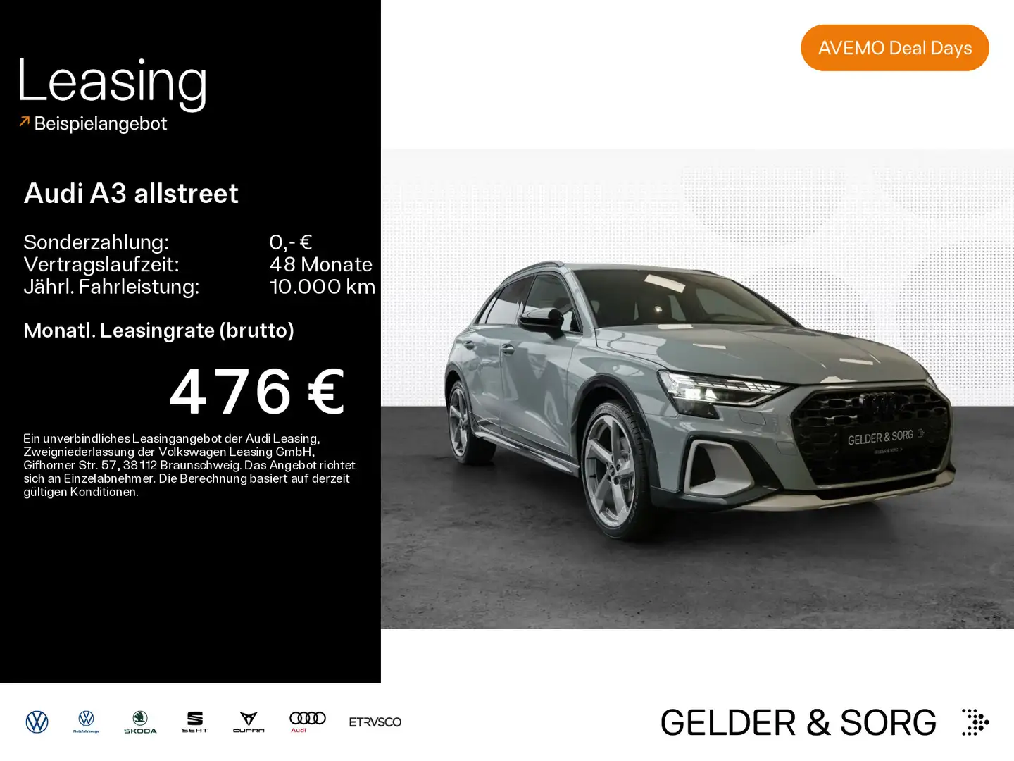 Audi A3 35 TFSI *Matrix*AHK*Business*RFK* Grigio - 1