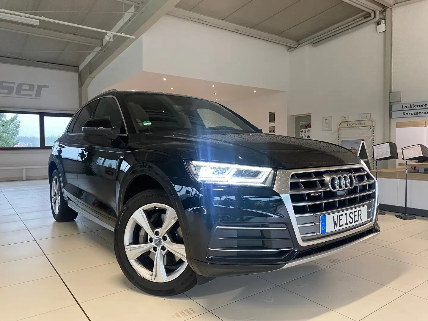 Audi Q5 50 TDI quattro sport, s-line, AHK, Pano, Standh. Schwarz - 1