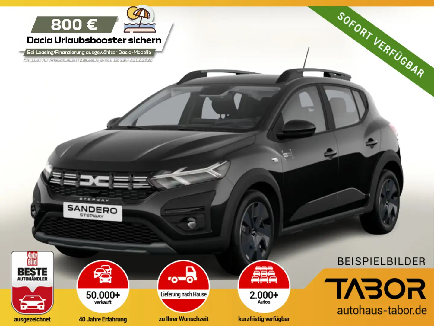 Dacia Sandero Stepway Expression TCe 90 Kam PDC vo/hi Schwarz - 2