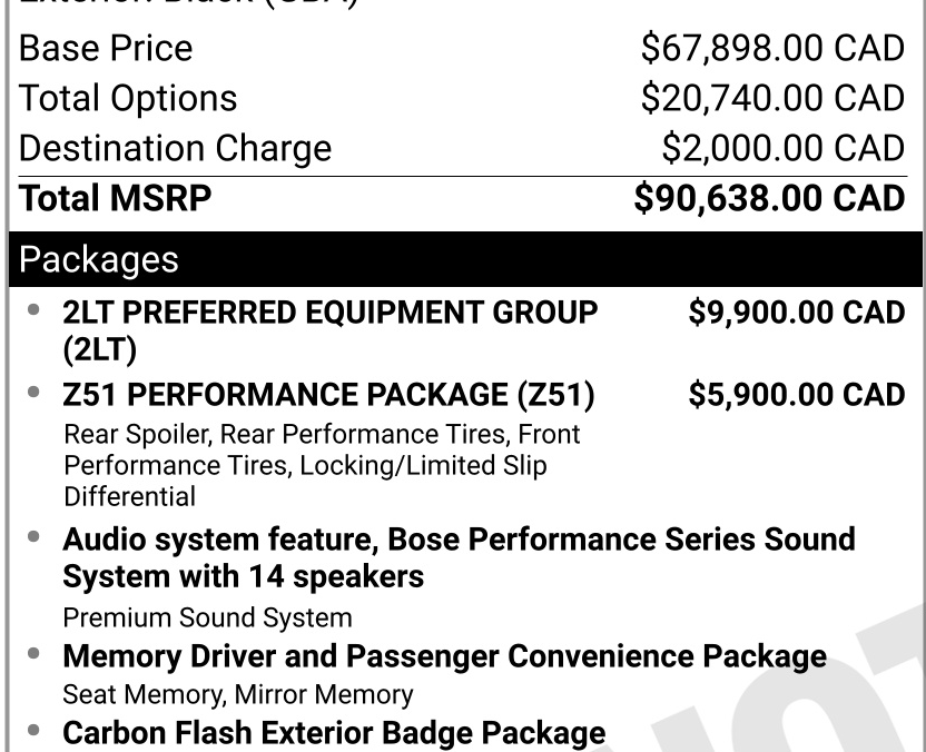 used 2020 Chevrolet Corvette car, priced at $83,900