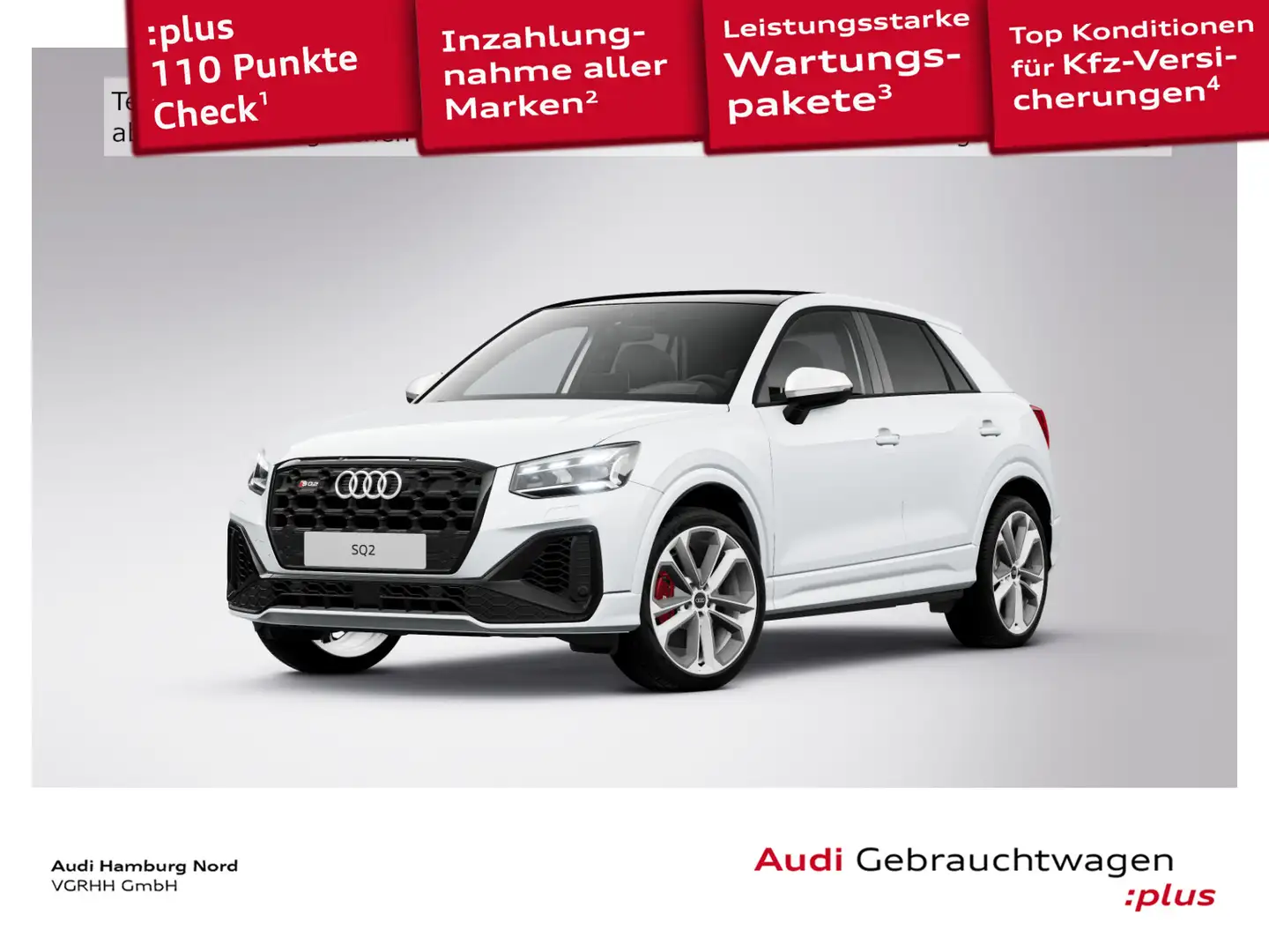 Audi SQ2 TFSI quattro S tronic Navi AHK Pano Sonos Weiß - 1