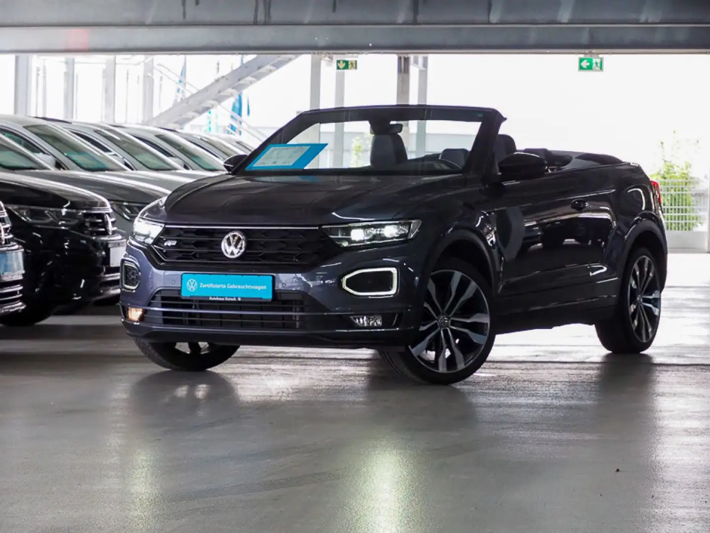 Volkswagen T-Roc Cabriolet 1.5 TSI DSG R-Line AHK LEDER, Navi Grau - 2