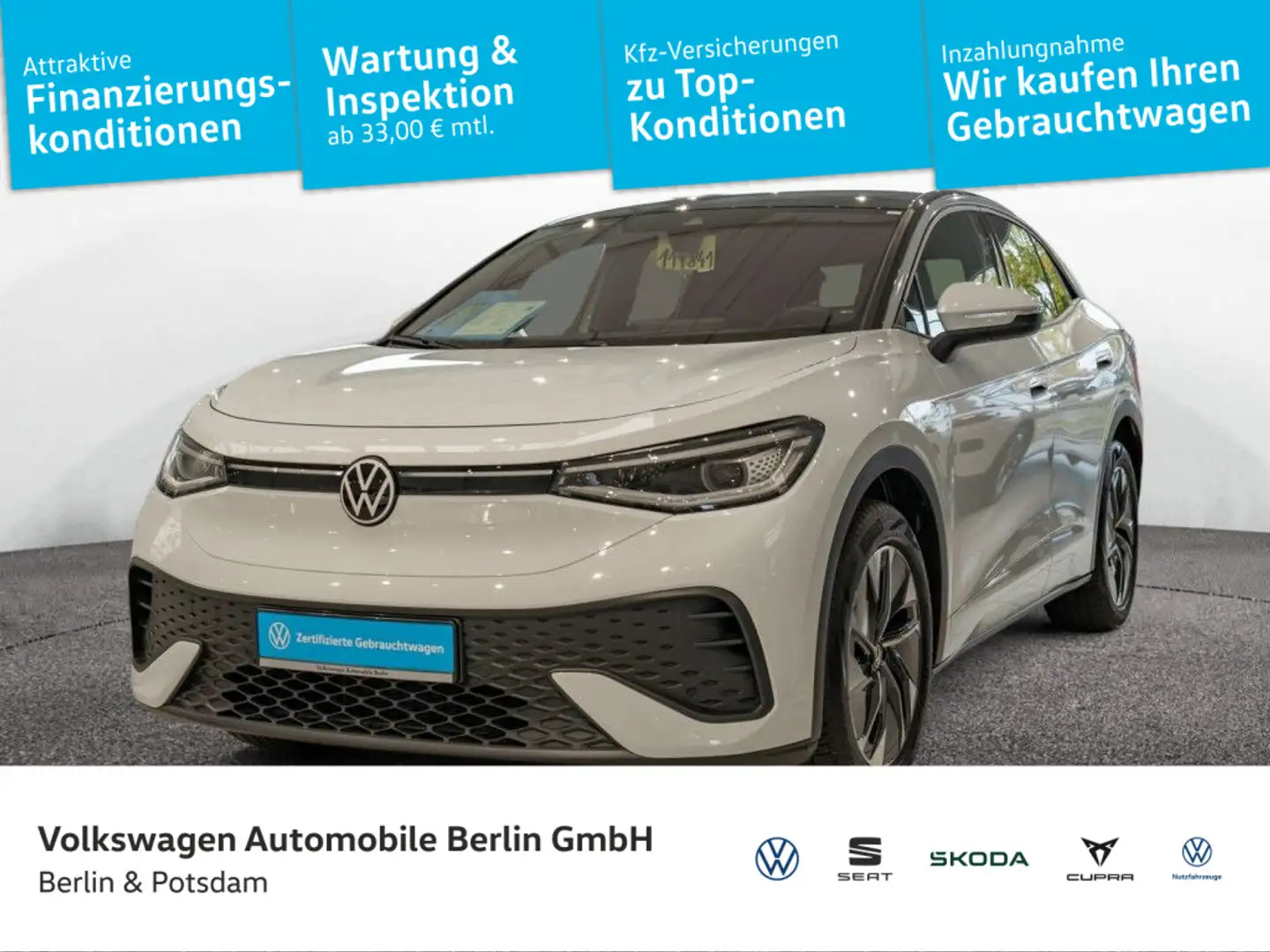 Volkswagen ID.5 Pure Navi Kamera Klima SHZ Stdhz Telefon Weiß - 1