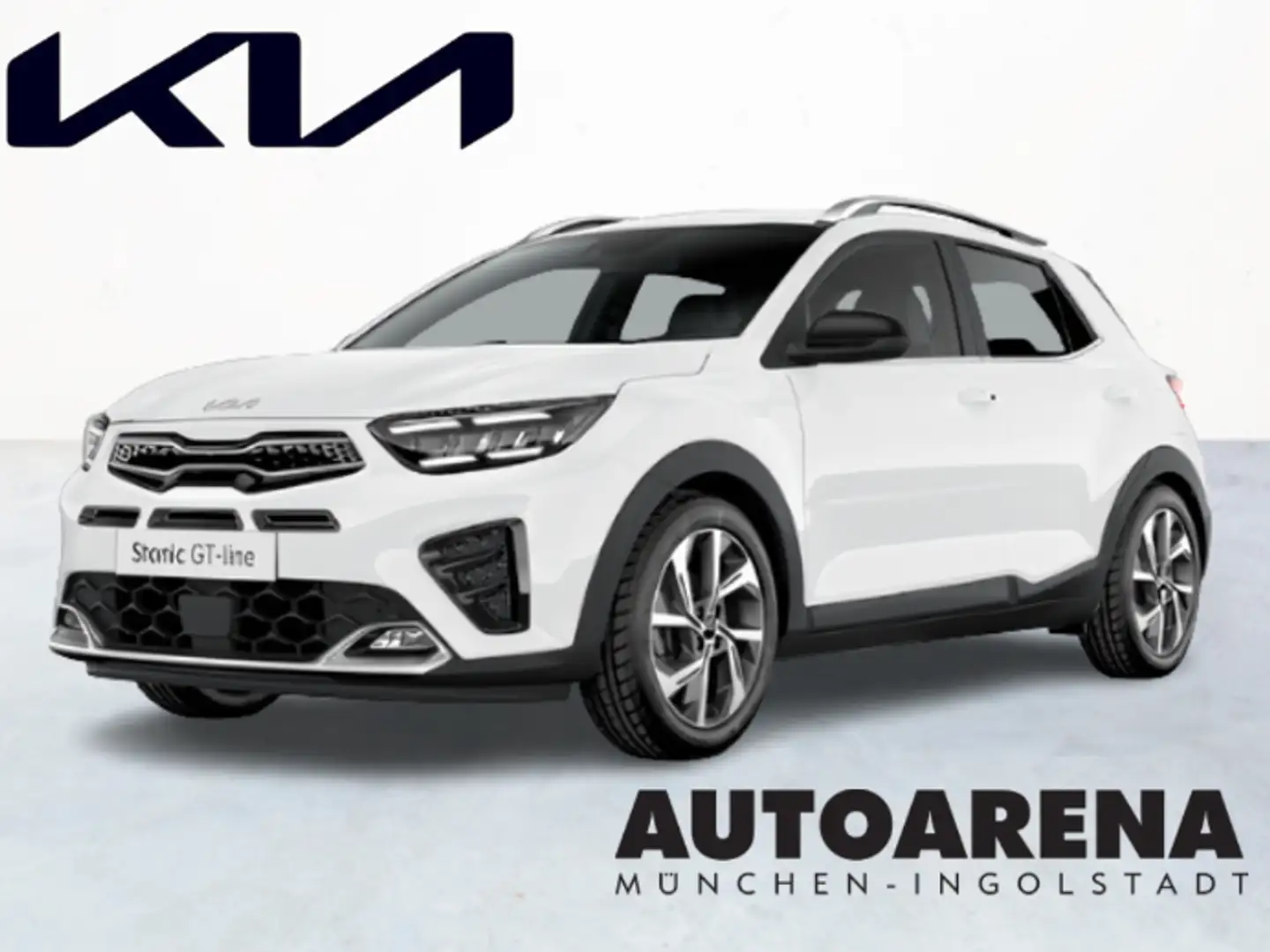 Kia Stonic GT-LINE+Automatik+SOFORT VERFÜGBAR! Weiß - 1