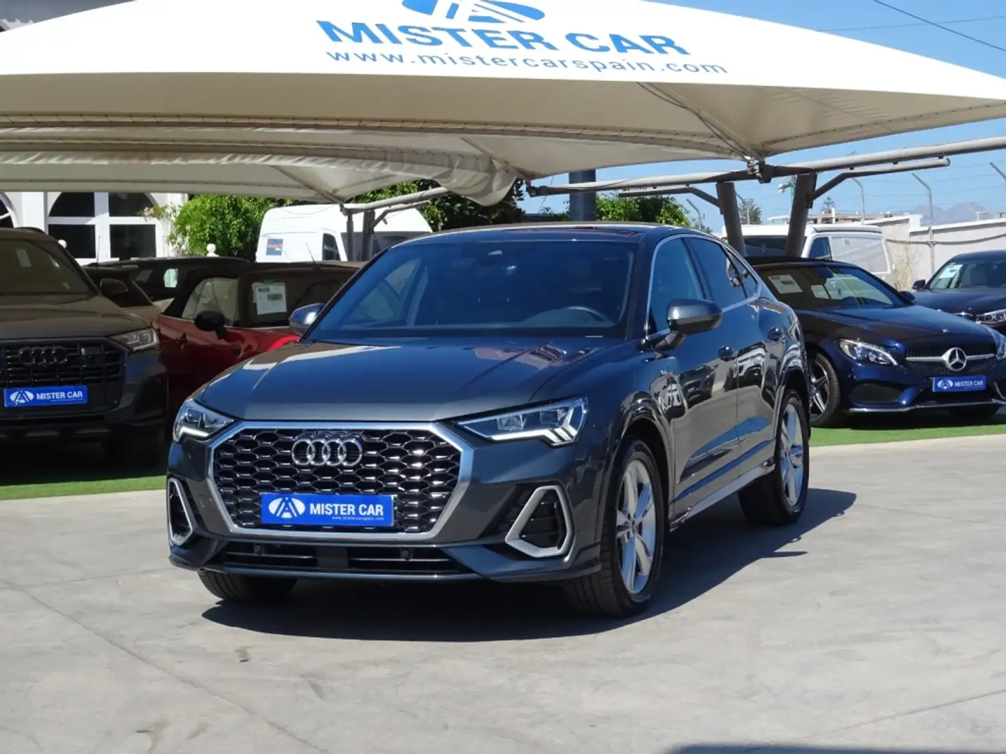 Audi Q3 Sportback 35 TDI S line quattro S tronic Gris - 1