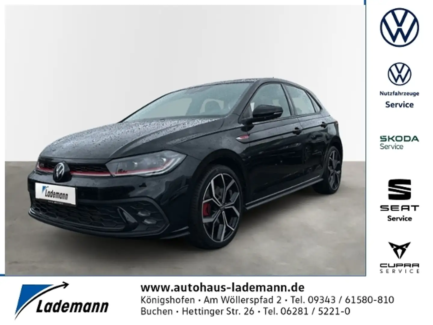 Volkswagen Polo 2.0 TSI GTI DSG IQ.LED+RFK+NAVI+ACC+CLIMATR Negro - 1