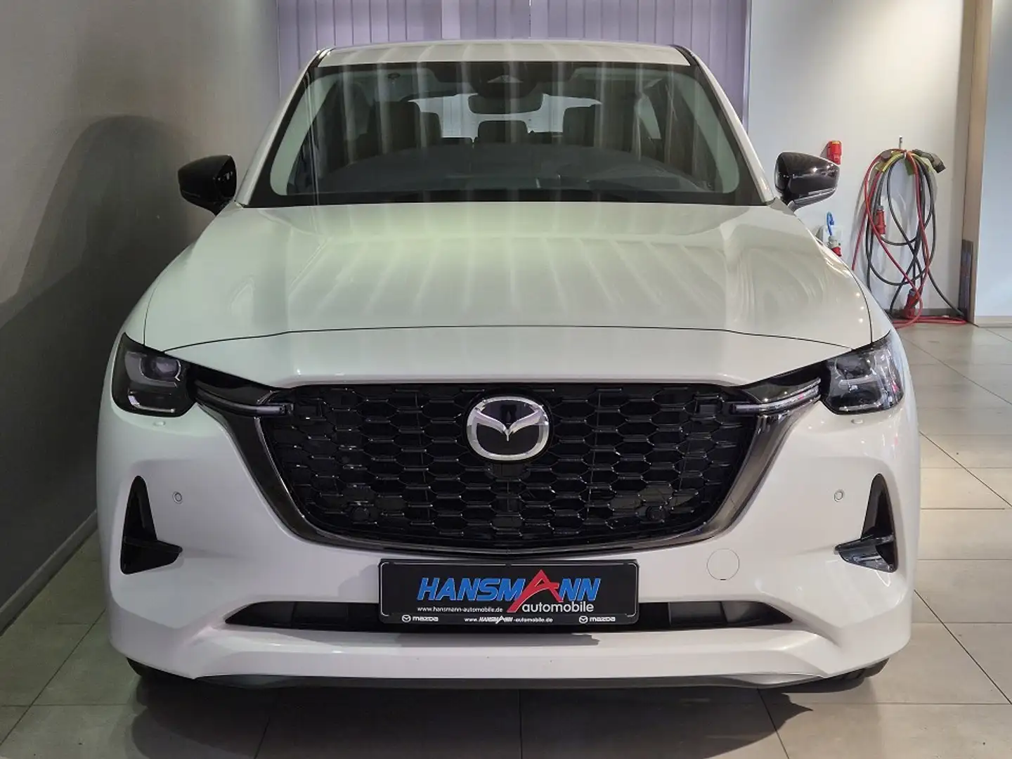 Mazda CX-60 PHEV Homura 327PS/AT/AWD/Leder/Navi/Head-Up/AHK Blanc - 2