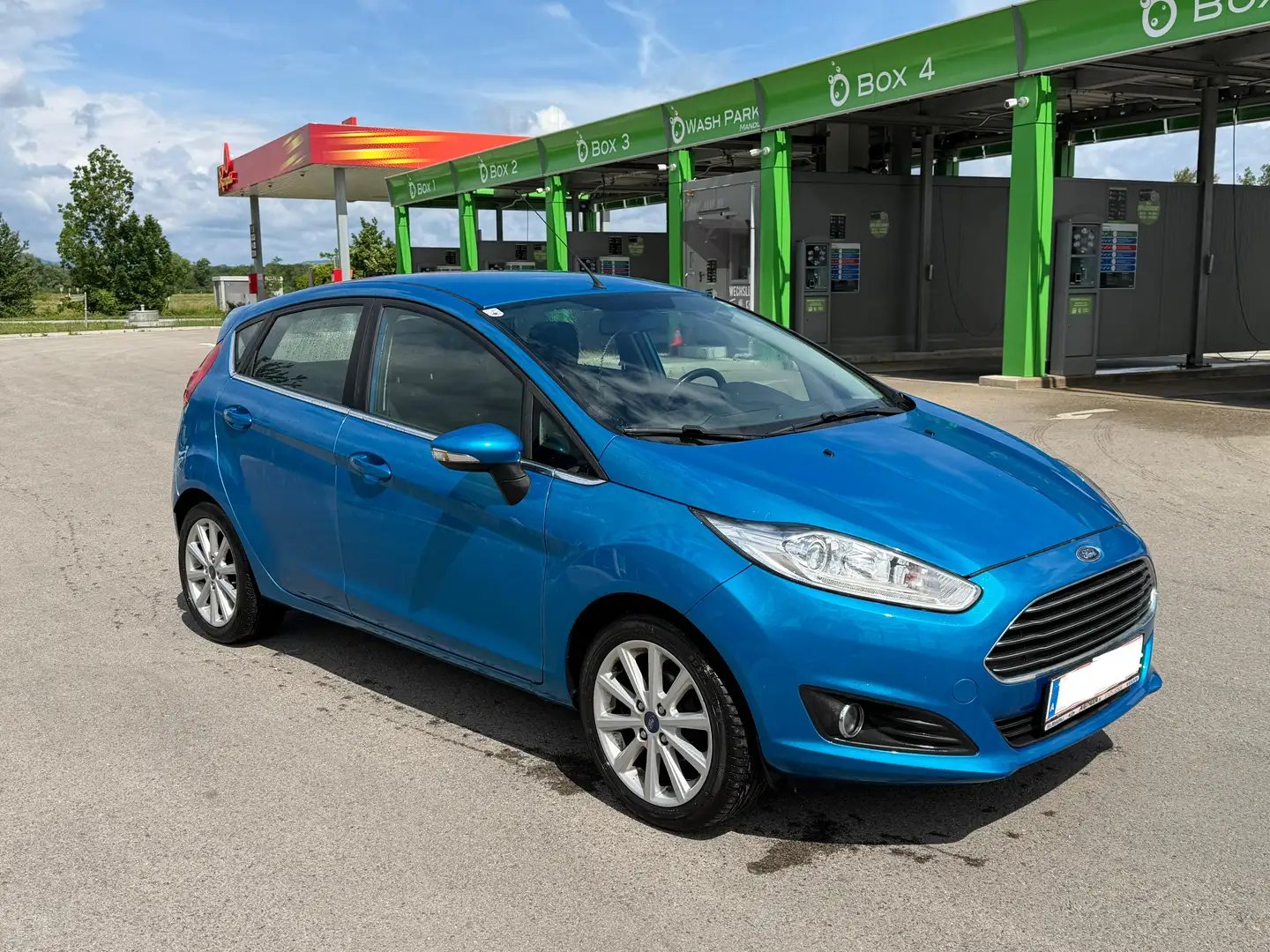 Ford Fiesta Titanium 1,0 EcoBoost ÖAMTC Pickerl Neu Blau - 2