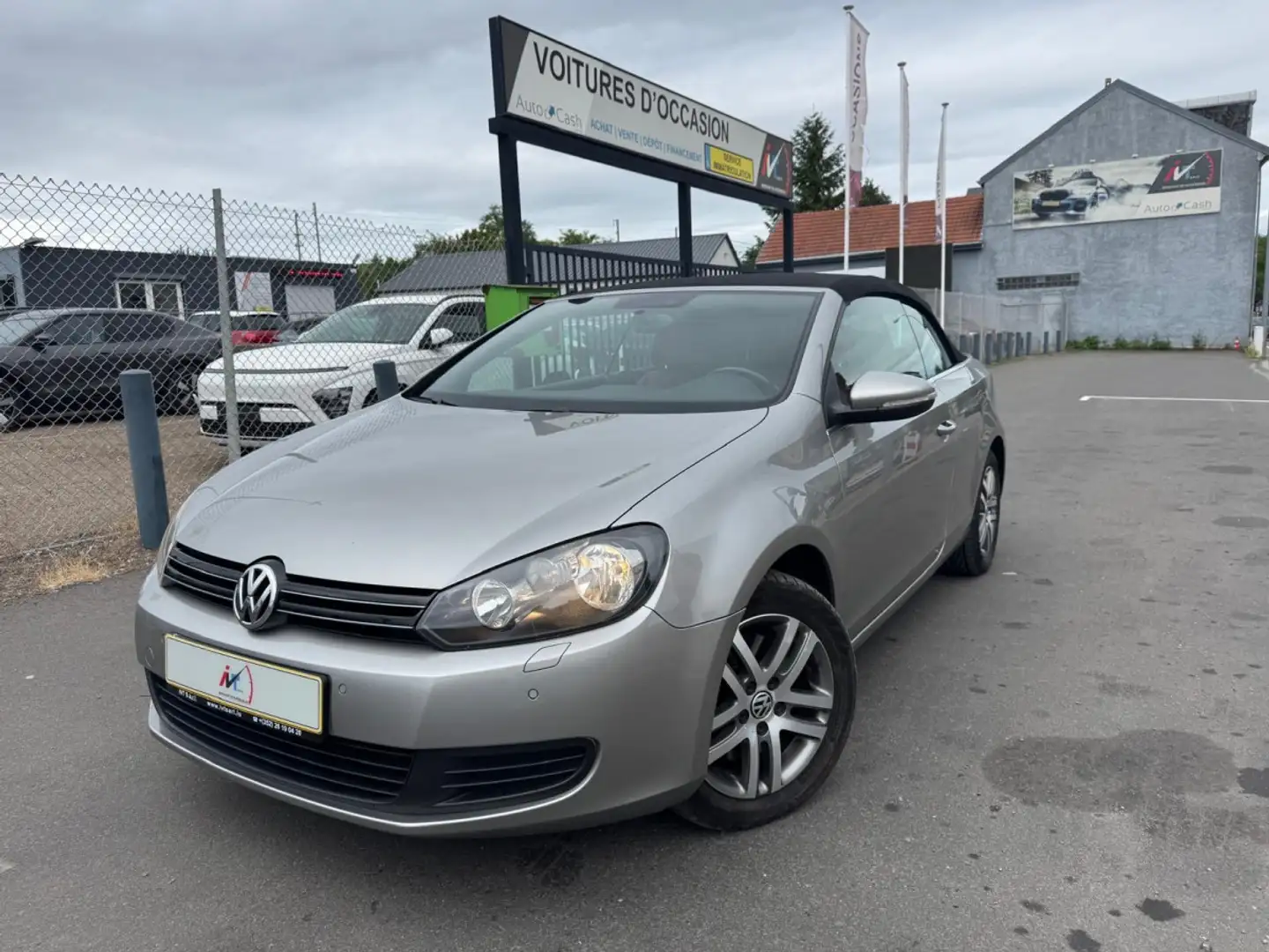 Volkswagen Golf Cabriolet 6 2.0 TDI 140 Gris - 1