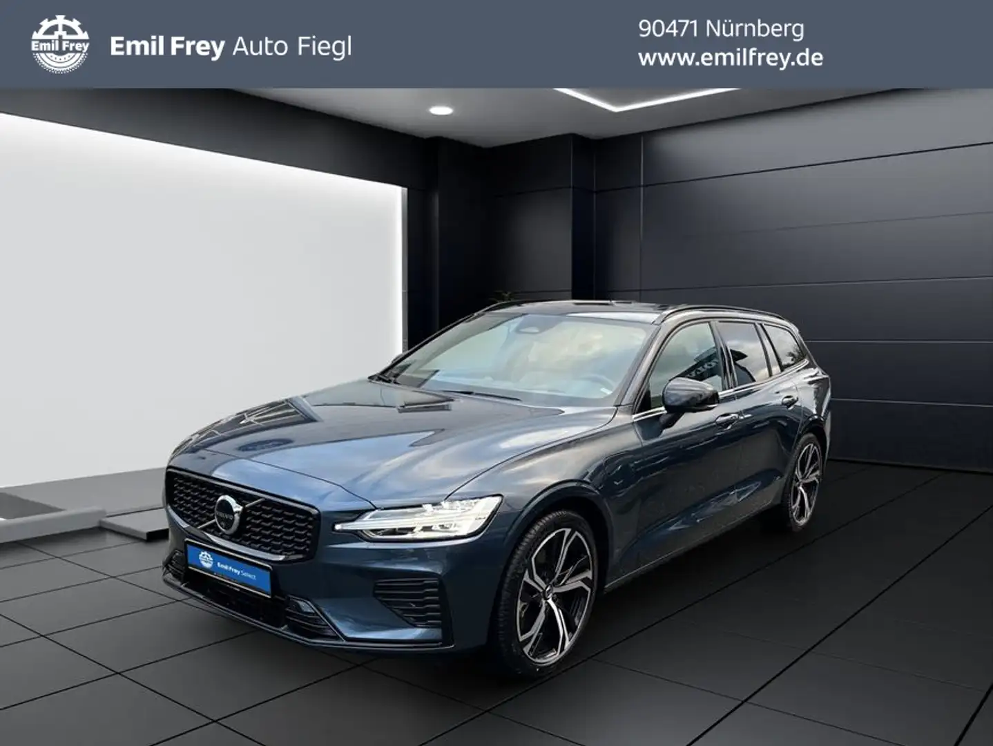 Volvo V60 T8 Plug-in Hybrid AWD Ultra Dark 228 kW, 5-tür Blau - 1
