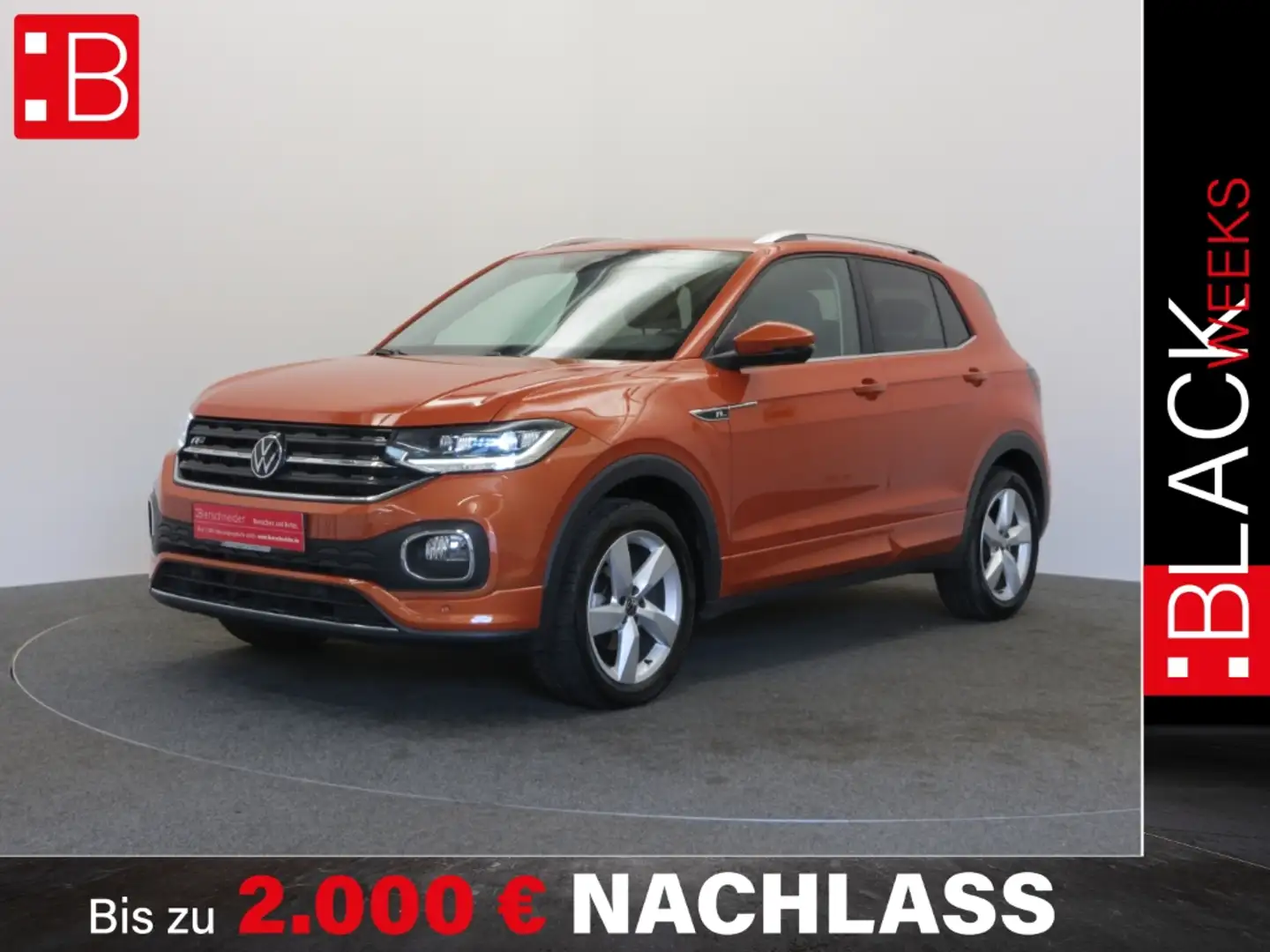 Volkswagen T-Cross 1.0 TSI R-Line DIGITAL COCKPIT PRO LED NAVI 17 ACC Orange - 1