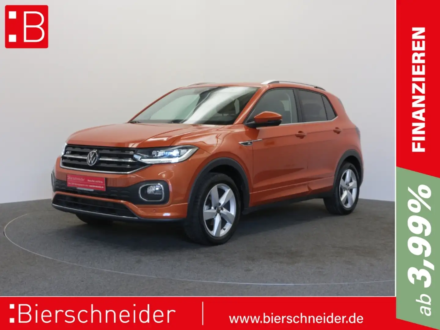Volkswagen T-Cross 1.0 TSI R-Line DIGITAL COCKPIT PRO LED NAVI 17 ACC Orange - 1