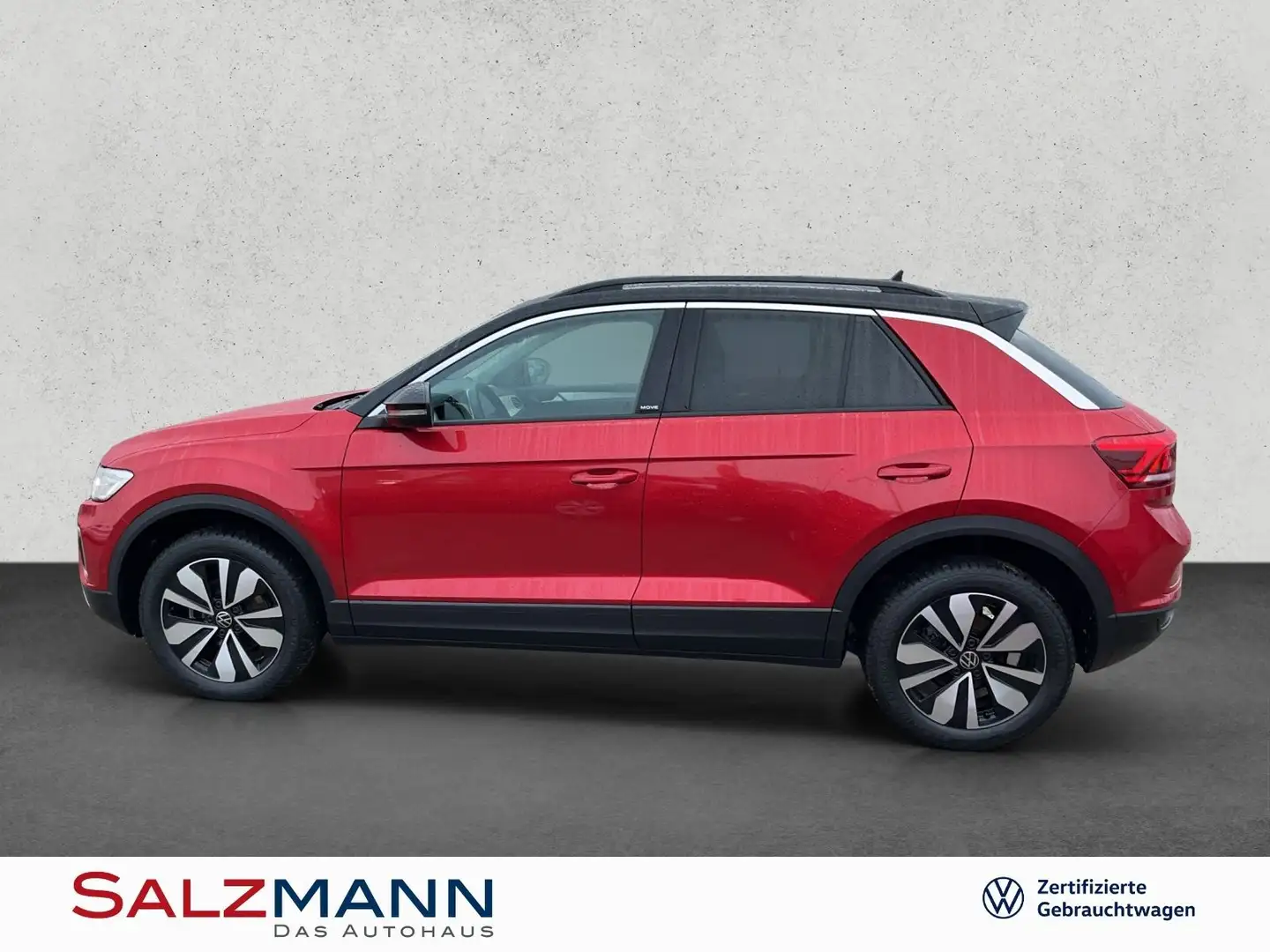 Volkswagen T-Roc 1.5 TSI Move, Navi, Kamera, LED Plus, ACC Rood - 2
